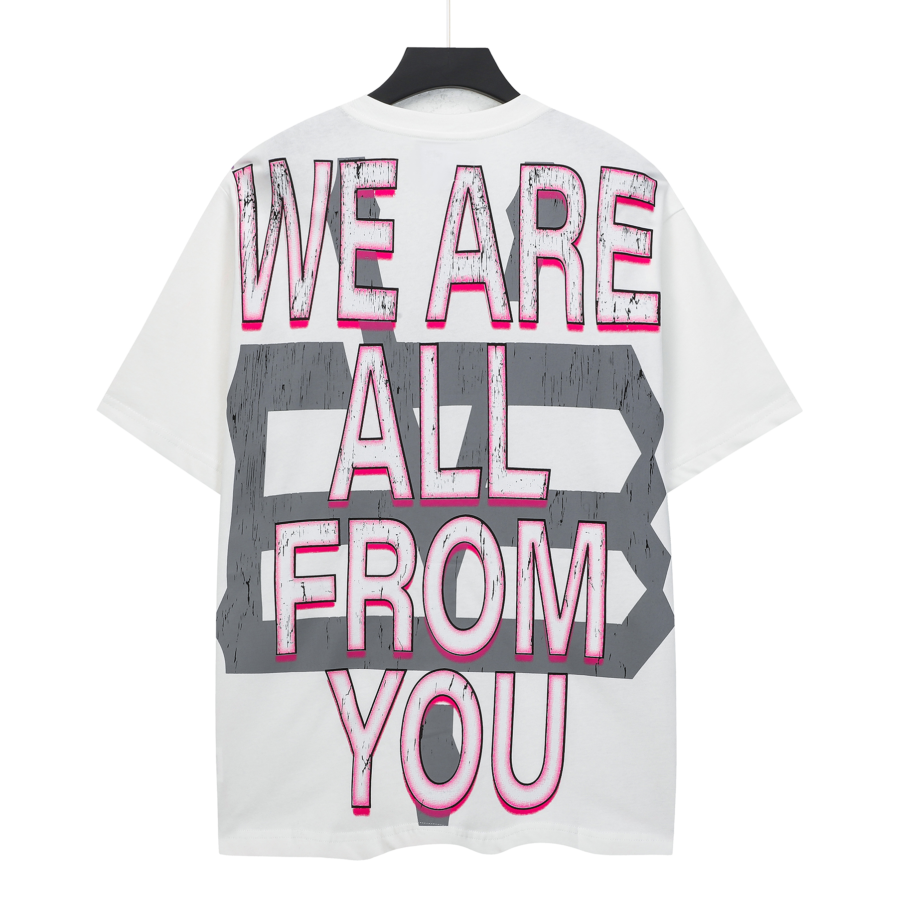 New arrival pink car cotton tee
