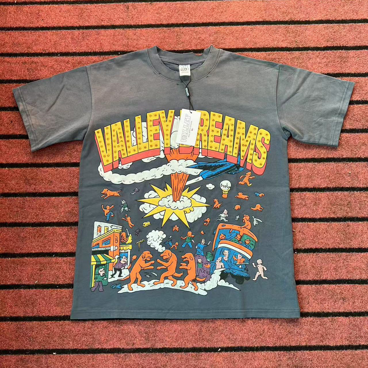 New arrival Fun graffiti cotton tee