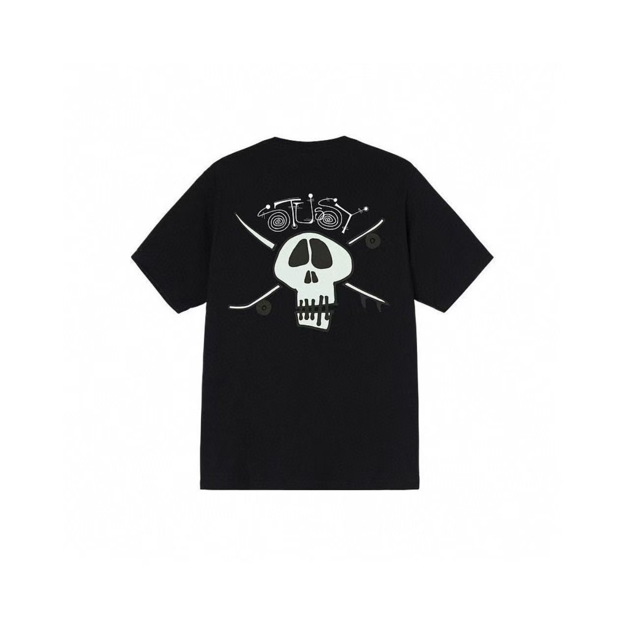 New arrival Hip-hop Skull Print cotton tee