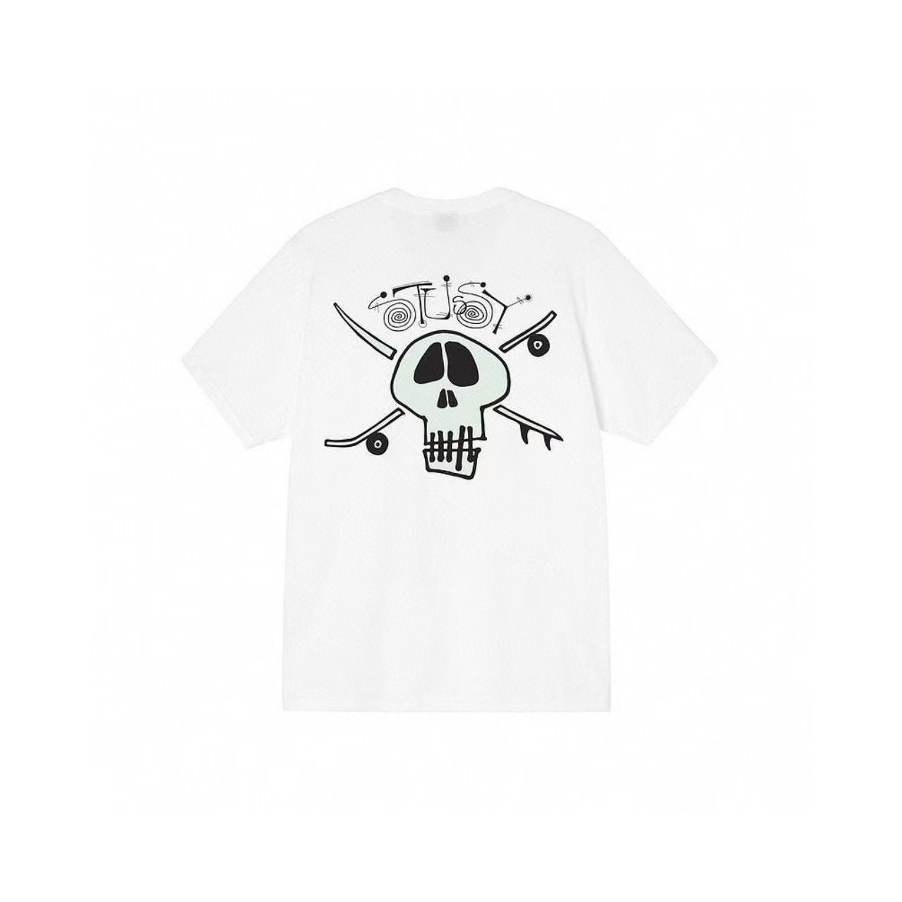 New arrival Hip-hop Skull Print cotton tee