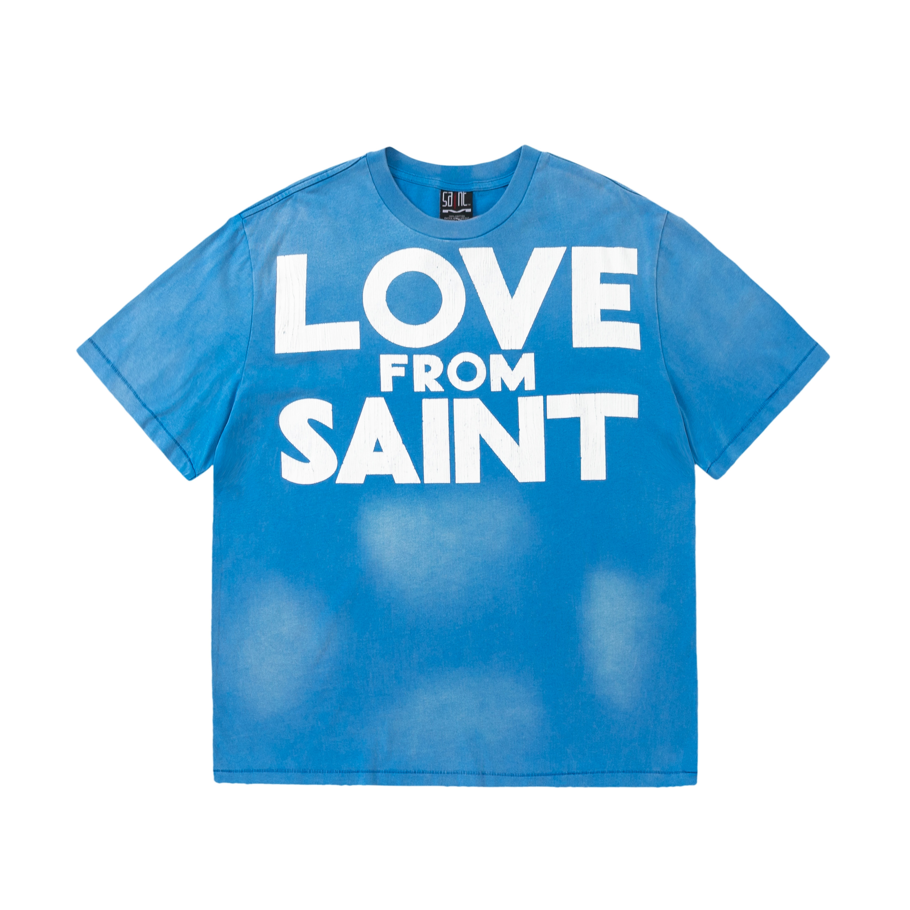 SAINT Michael Lettered Print  Pullover Short-Sleeve T-shirt