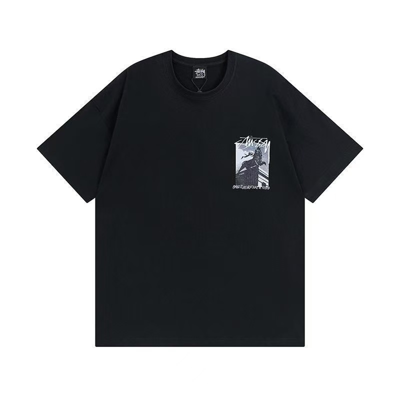 New arrival cheetah graffiti cotton tee