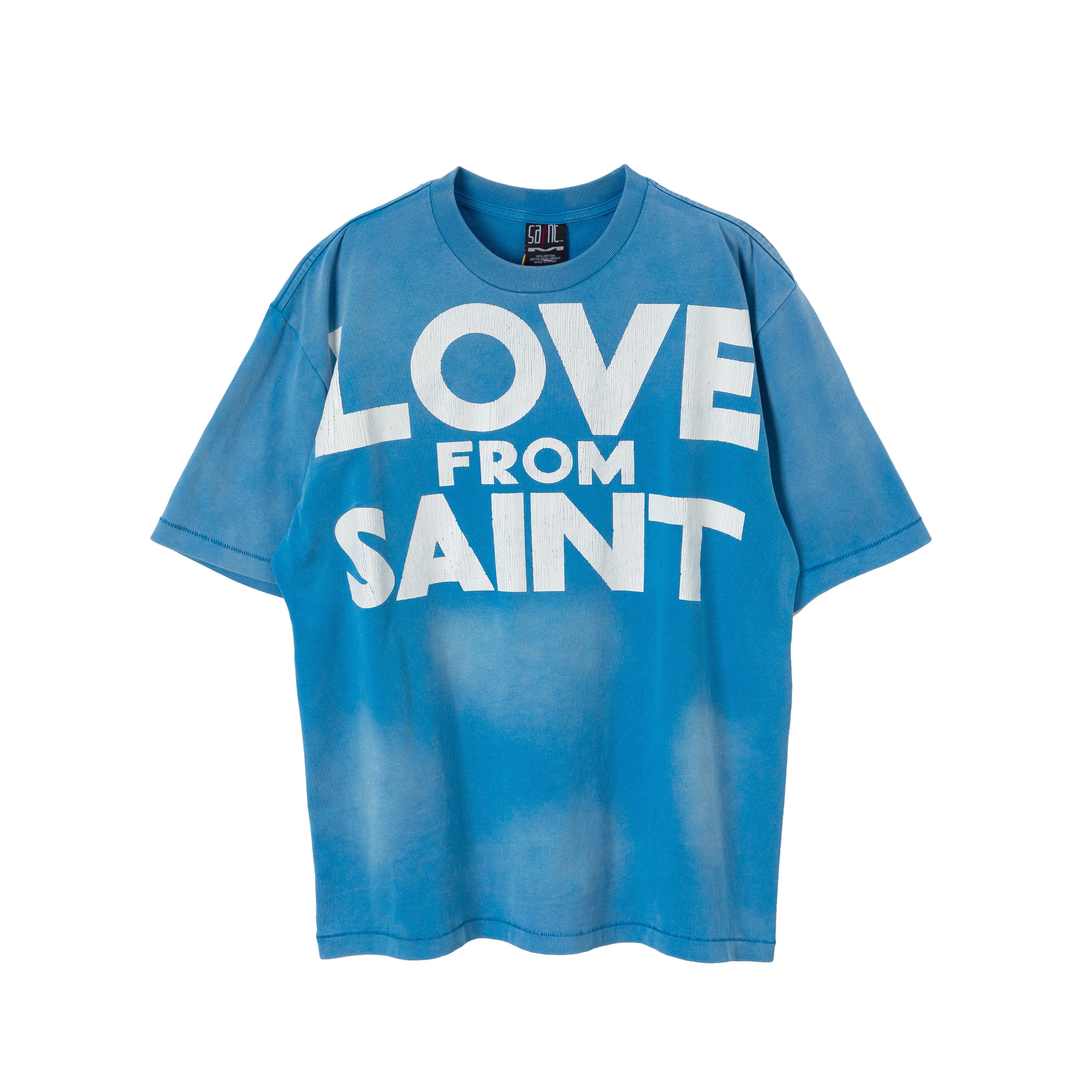 SAINT Michael Lettered Print  Pullover Short-Sleeve T-shirt