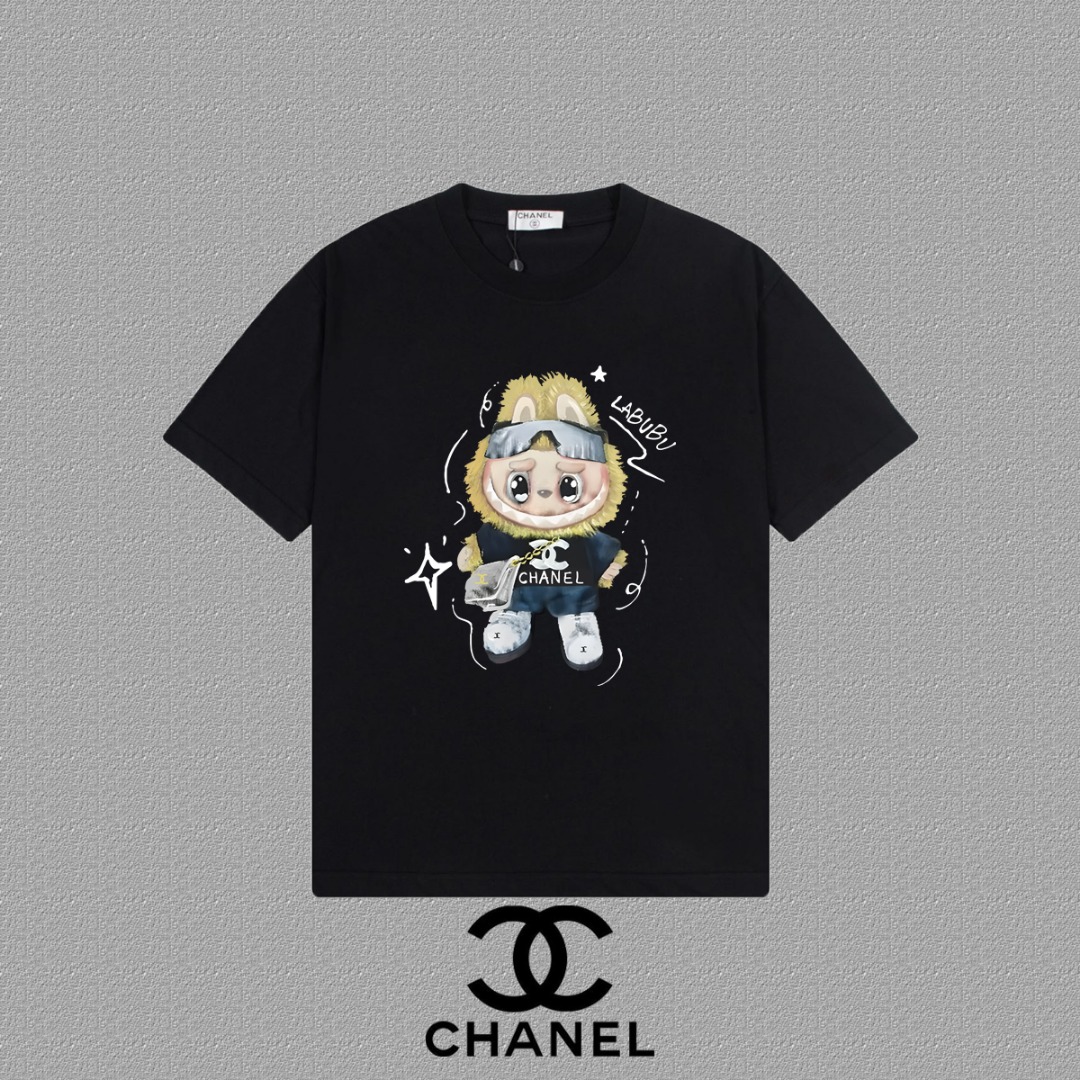 25SS new arrival labubu graffiti cotton tee