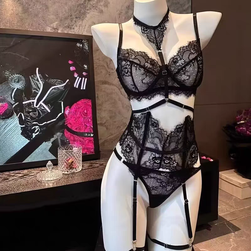 Purely seductive lace lingerie