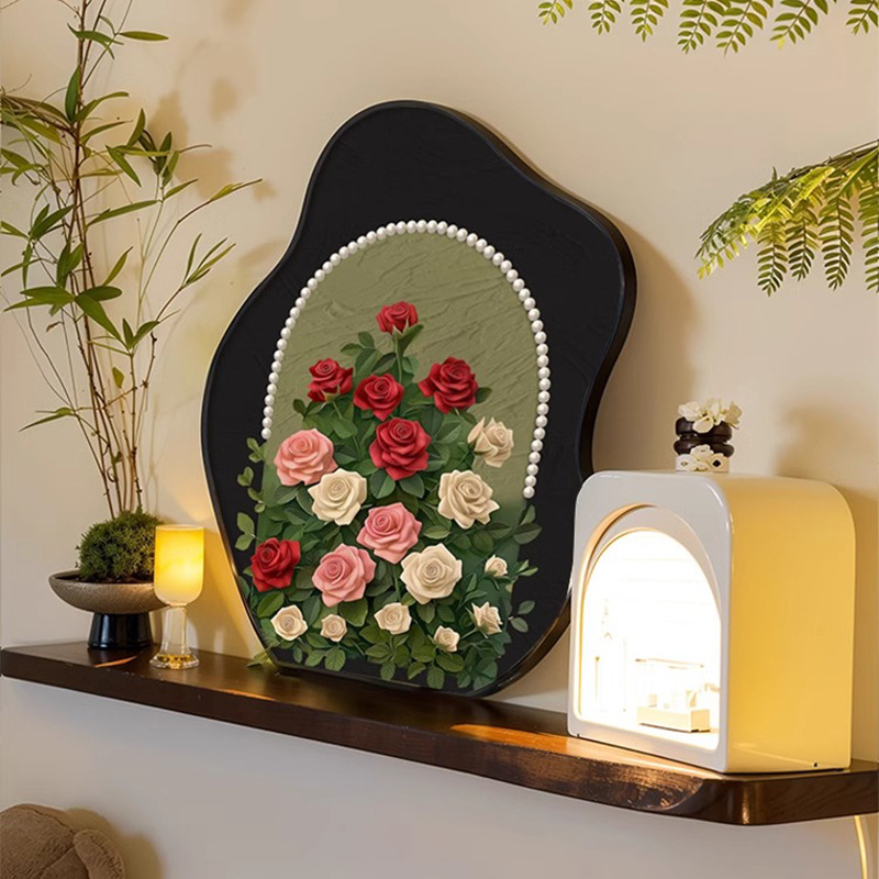 Pearl Rose Antique Decorative Painting