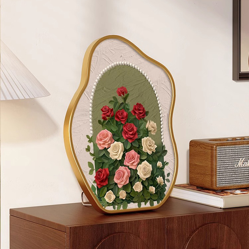 Pearl Rose Antique Decorative Painting