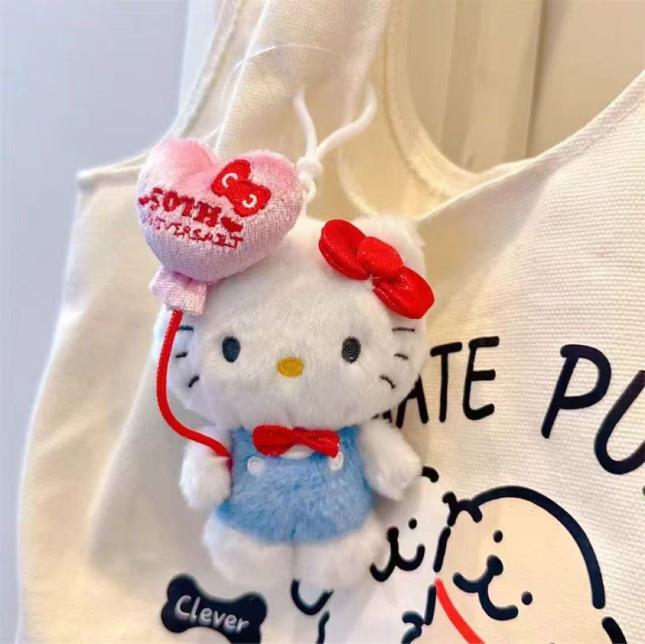 Cute cartoon Kitty plush toy pendant