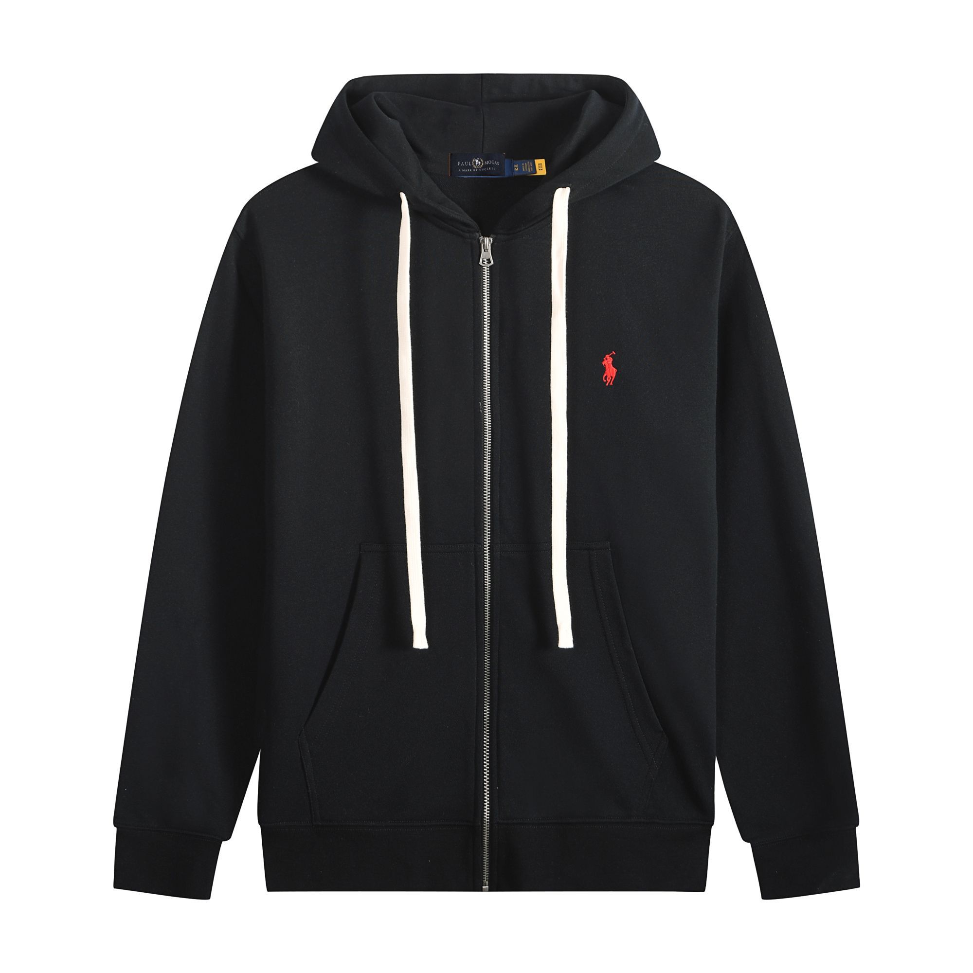 1:1 Classic all black with white string hoodie pant tracksuit