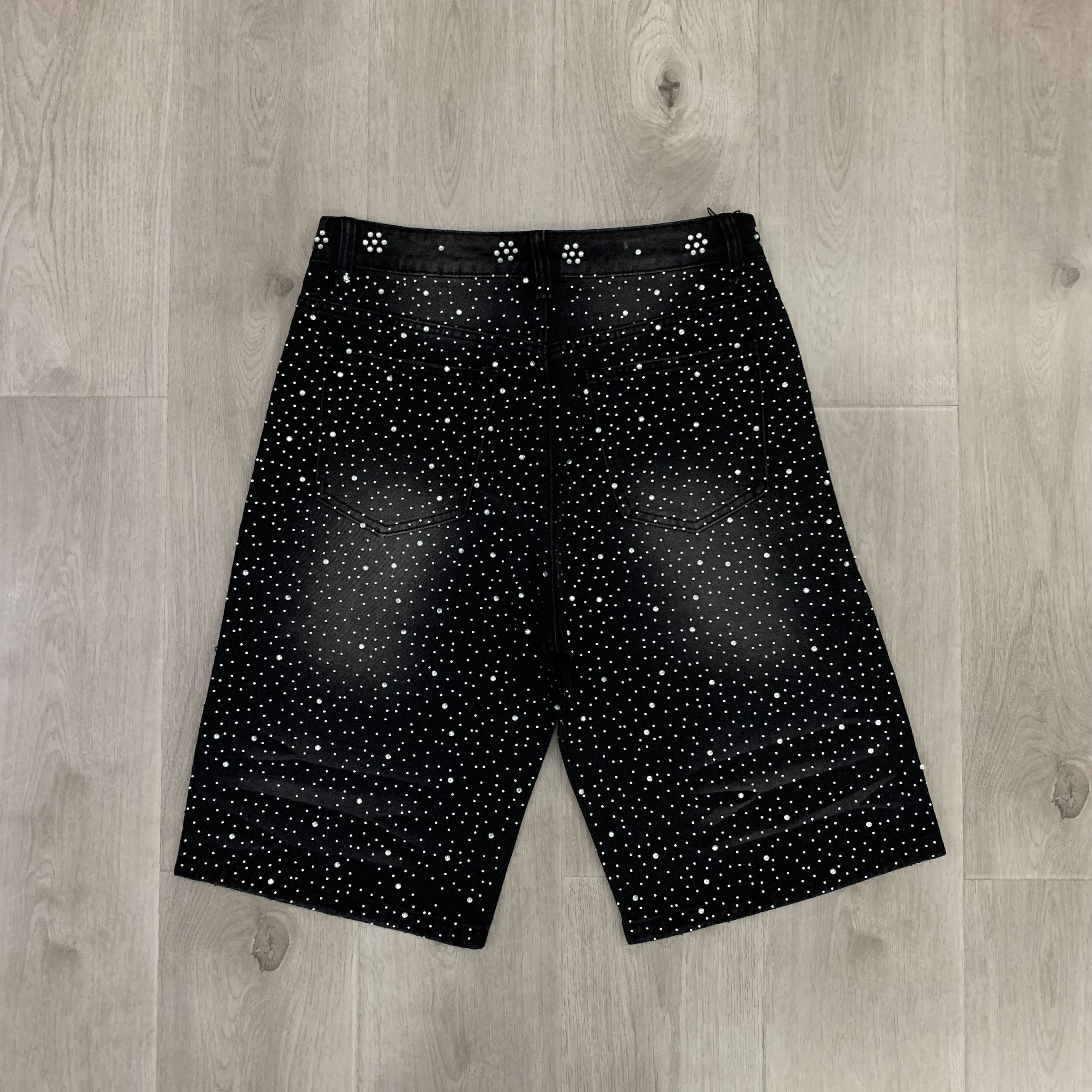 Vale Valley Forever Iced Out Jorts Jean Shorts