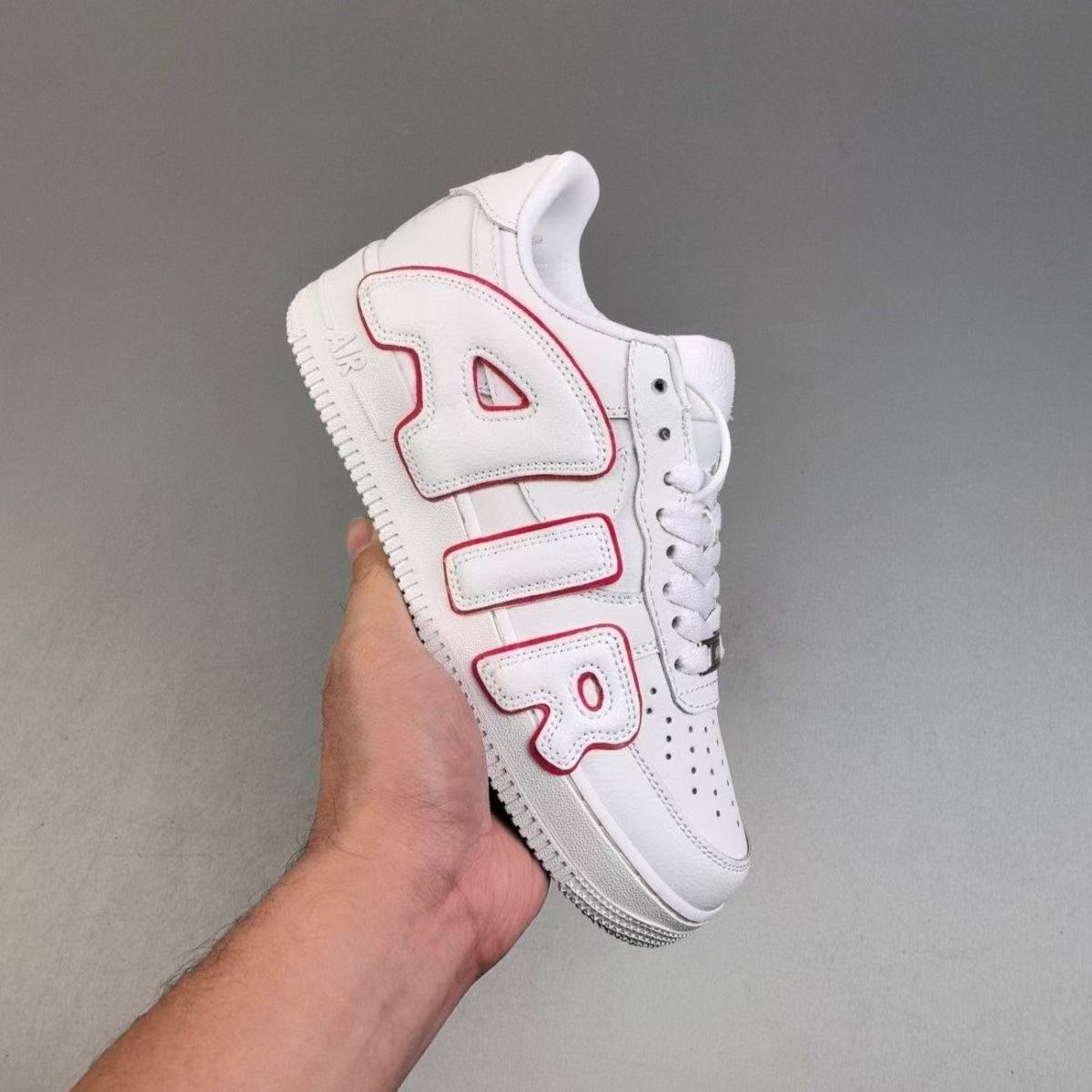 AF1 Air Force One CPFM co-branded leather jacket sports shoes