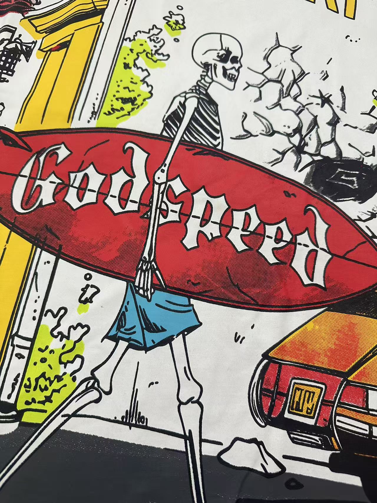 New arrival red surfshop cotton tee