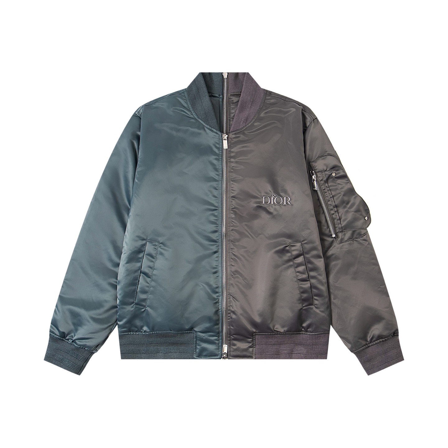 1:1 new arrival embroidered logo couple's baseball collar coat