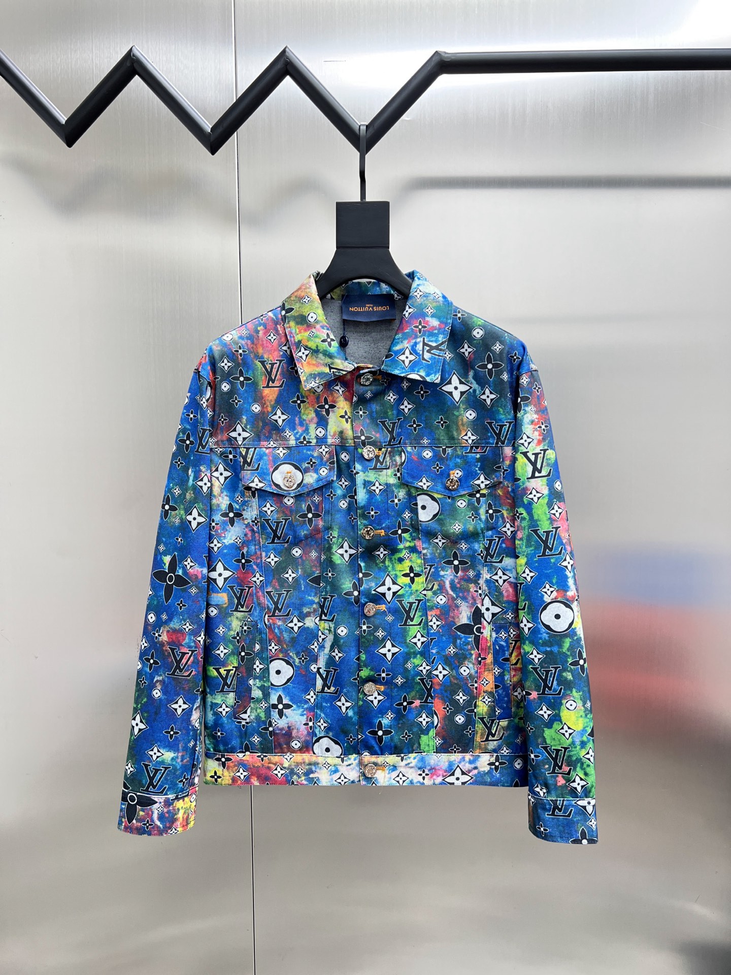 1:1 Collared denim jacket