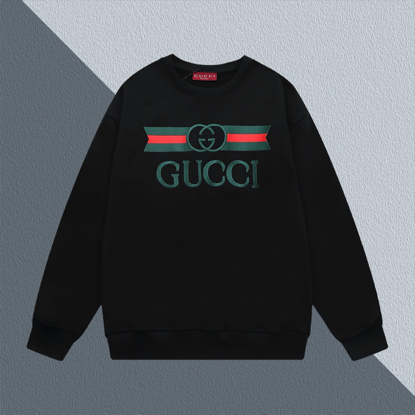 Super classic embroidered multi-color logo hoodie