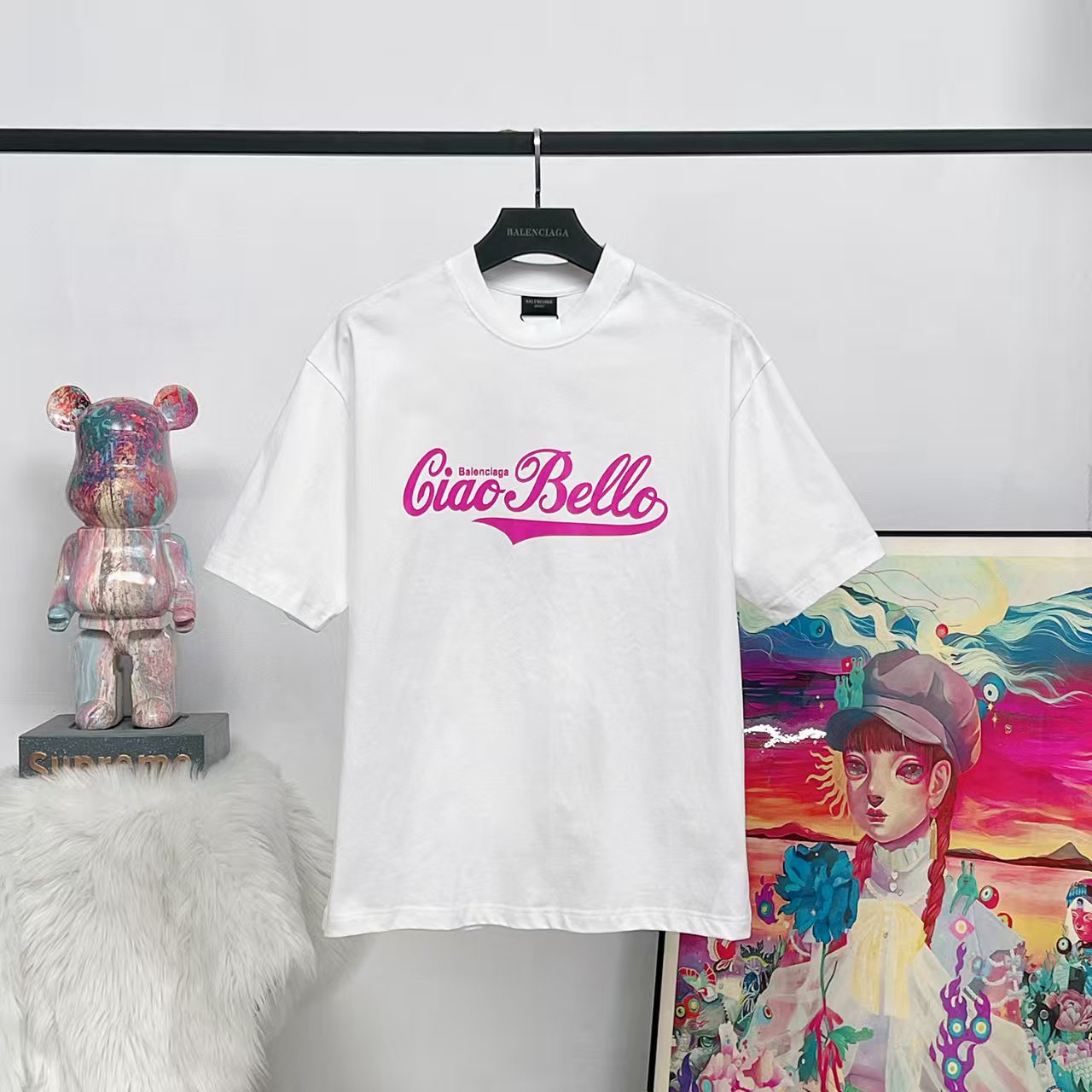 New 25SS Coca-Cola Letterprint Short Sleeve Shirt