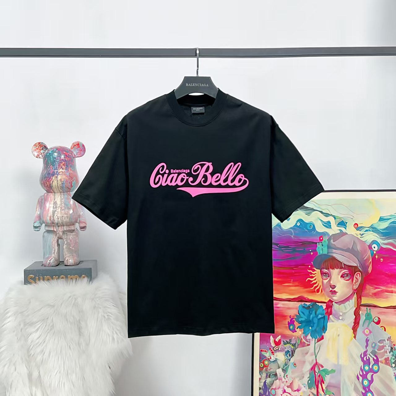 New 25SS Coca-Cola Letterprint Short Sleeve Shirt