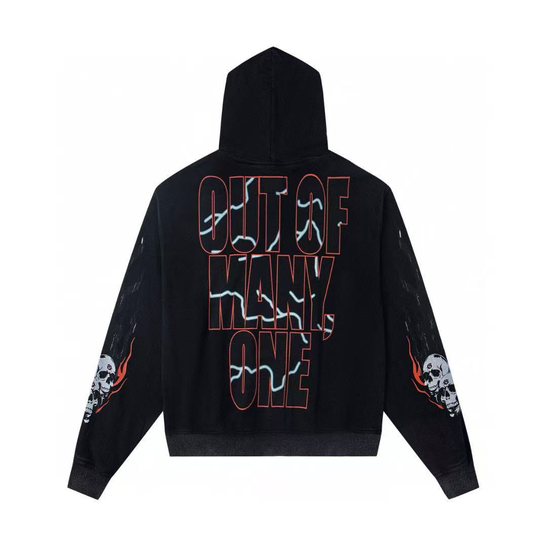 New released washing black car hoodie