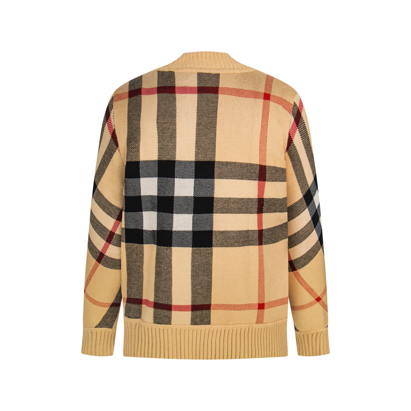 High-quality checked wool blouse