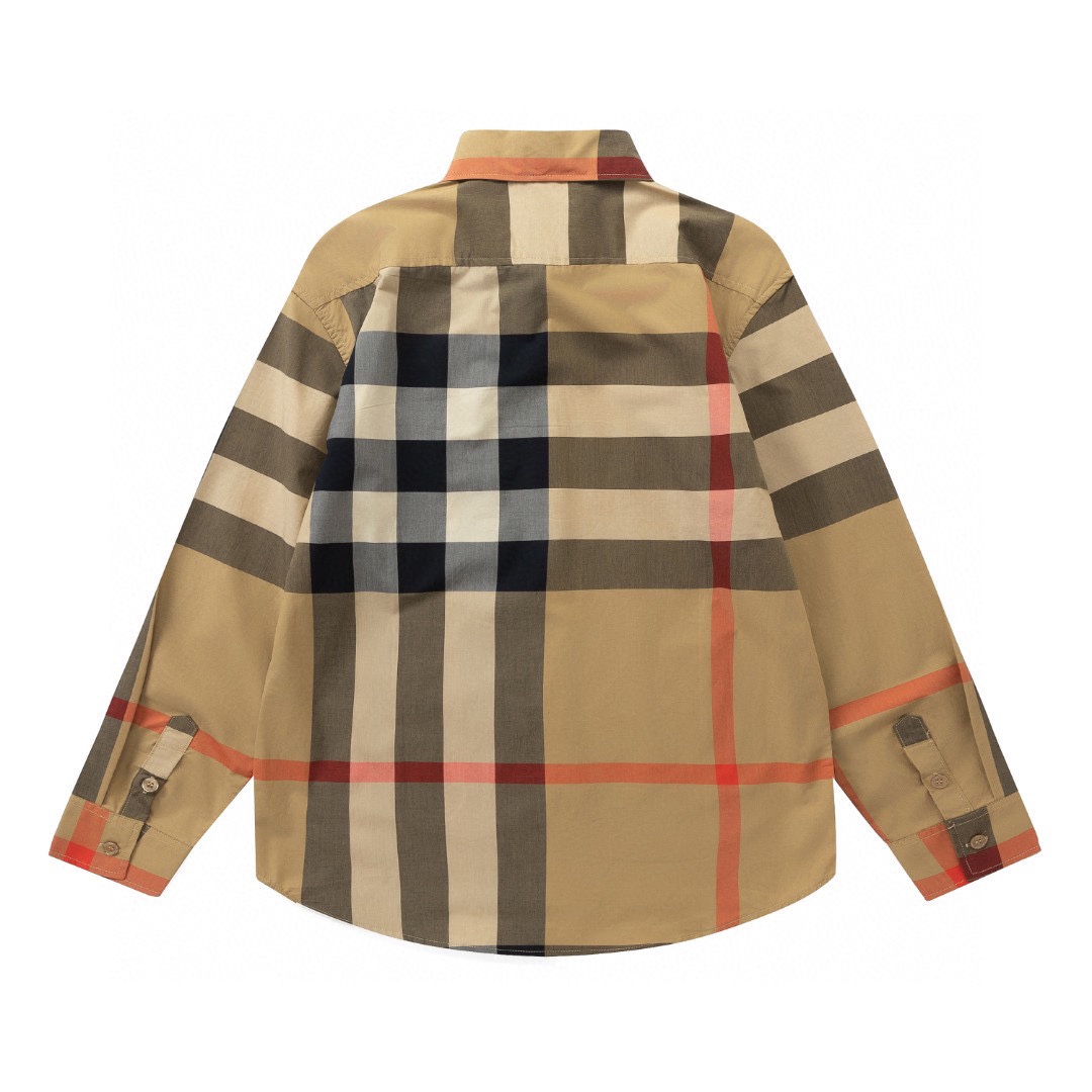 Classic large check shirt