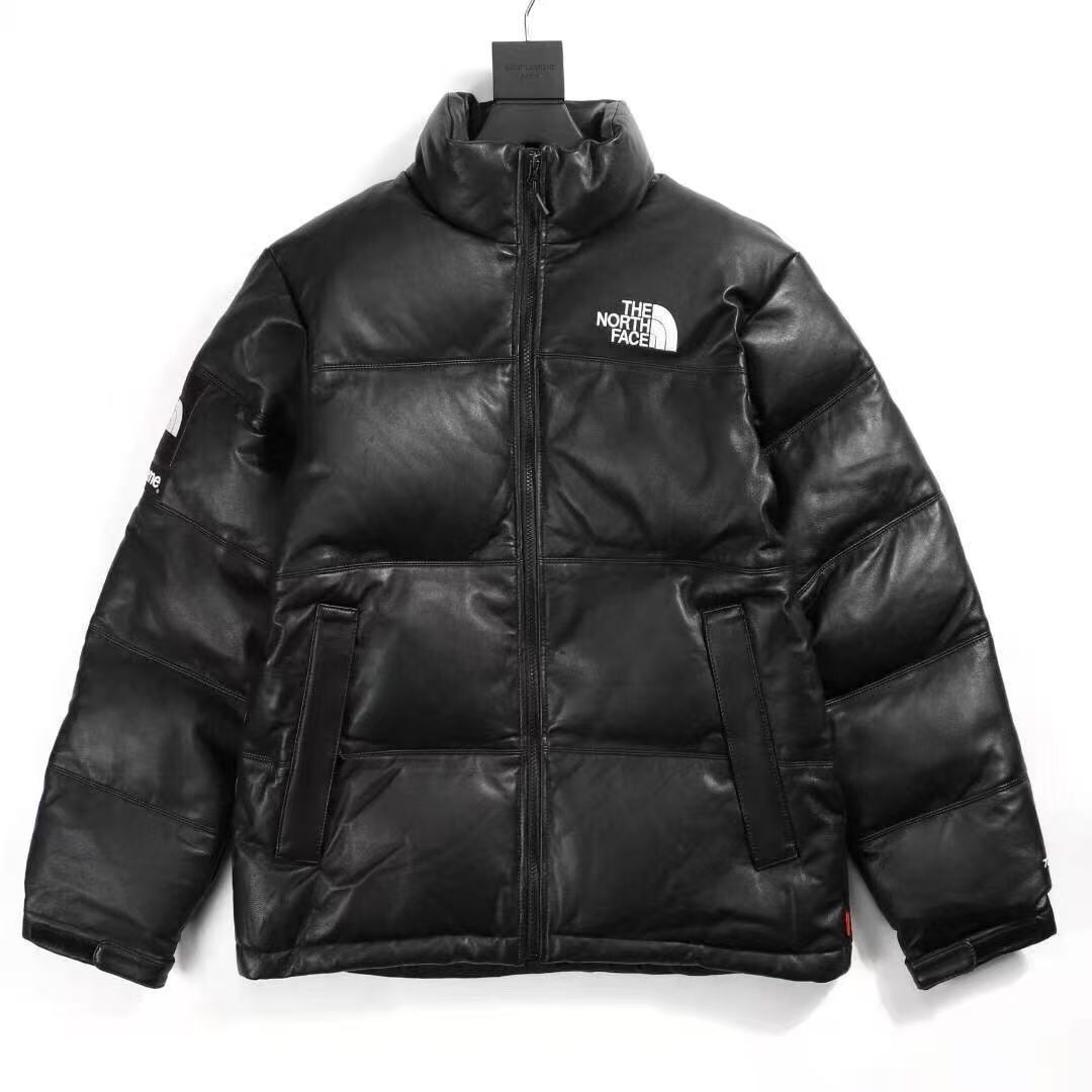 new arrival Leather jacket down coat