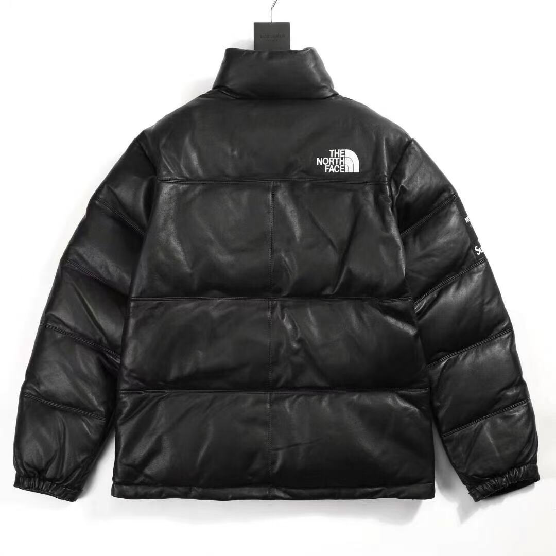 new arrival Leather jacket down coat