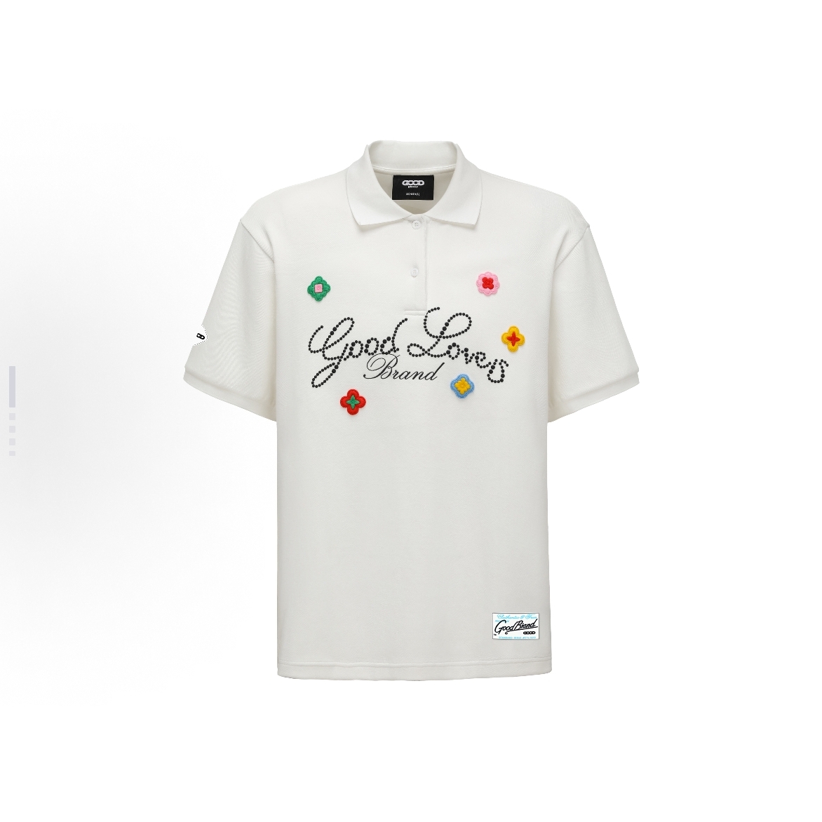 Three-dimensional embroidery  Polo shirt