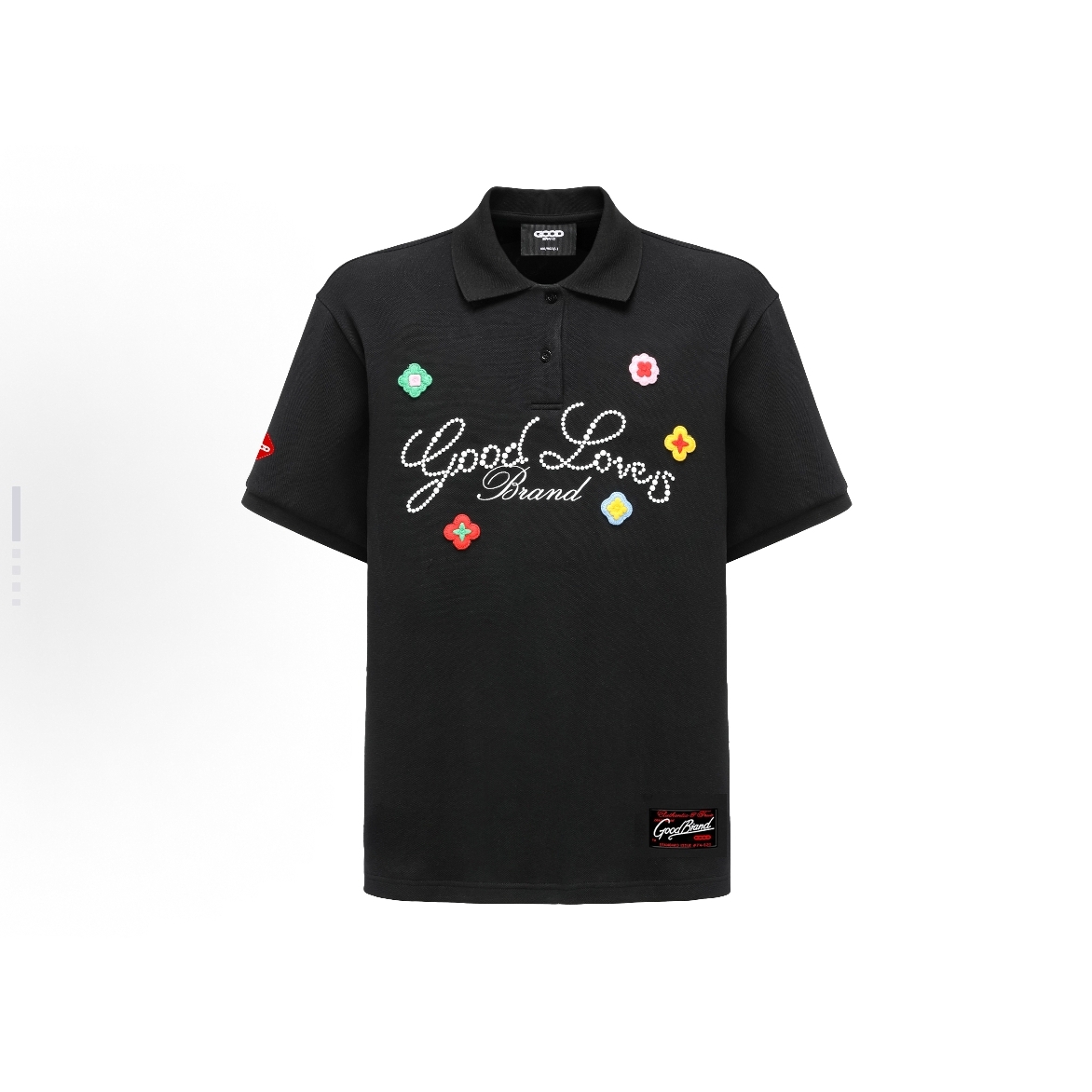 Three-dimensional embroidery  Polo shirt
