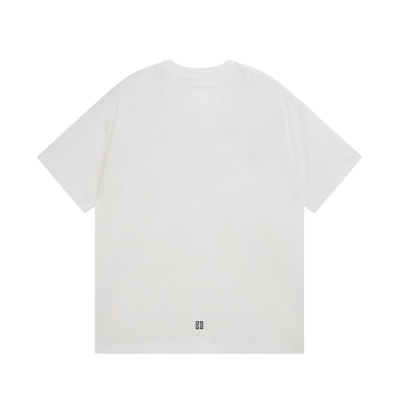 New arrival White minimalist letter cotton T-shirt