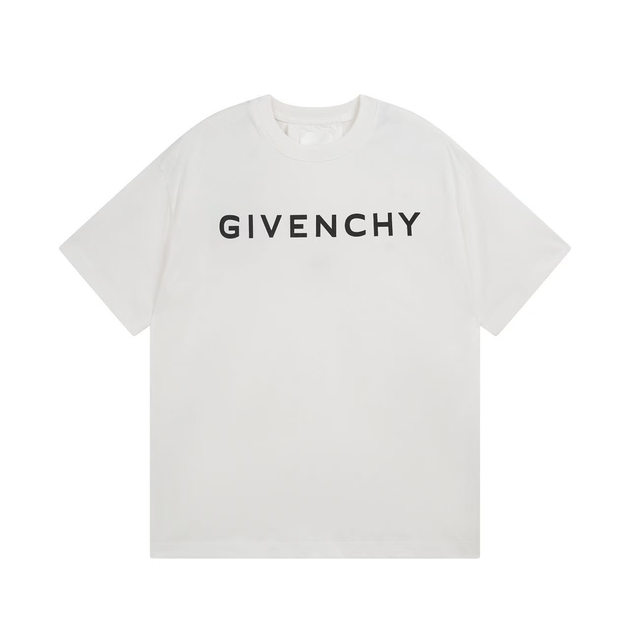 New arrival White minimalist letter cotton T-shirt