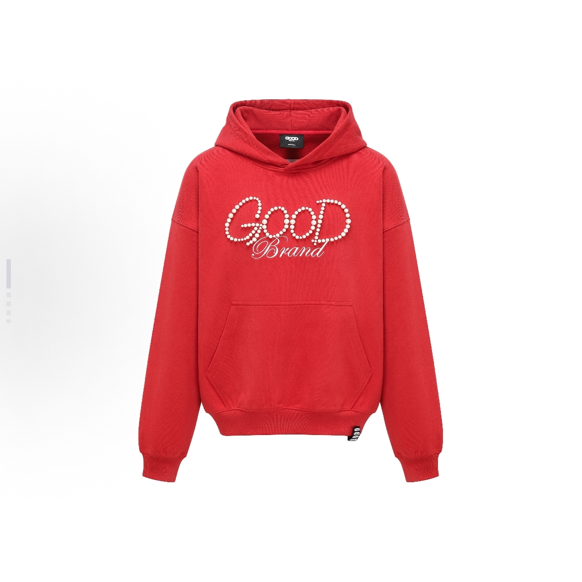 New released red rhinestone hoodie