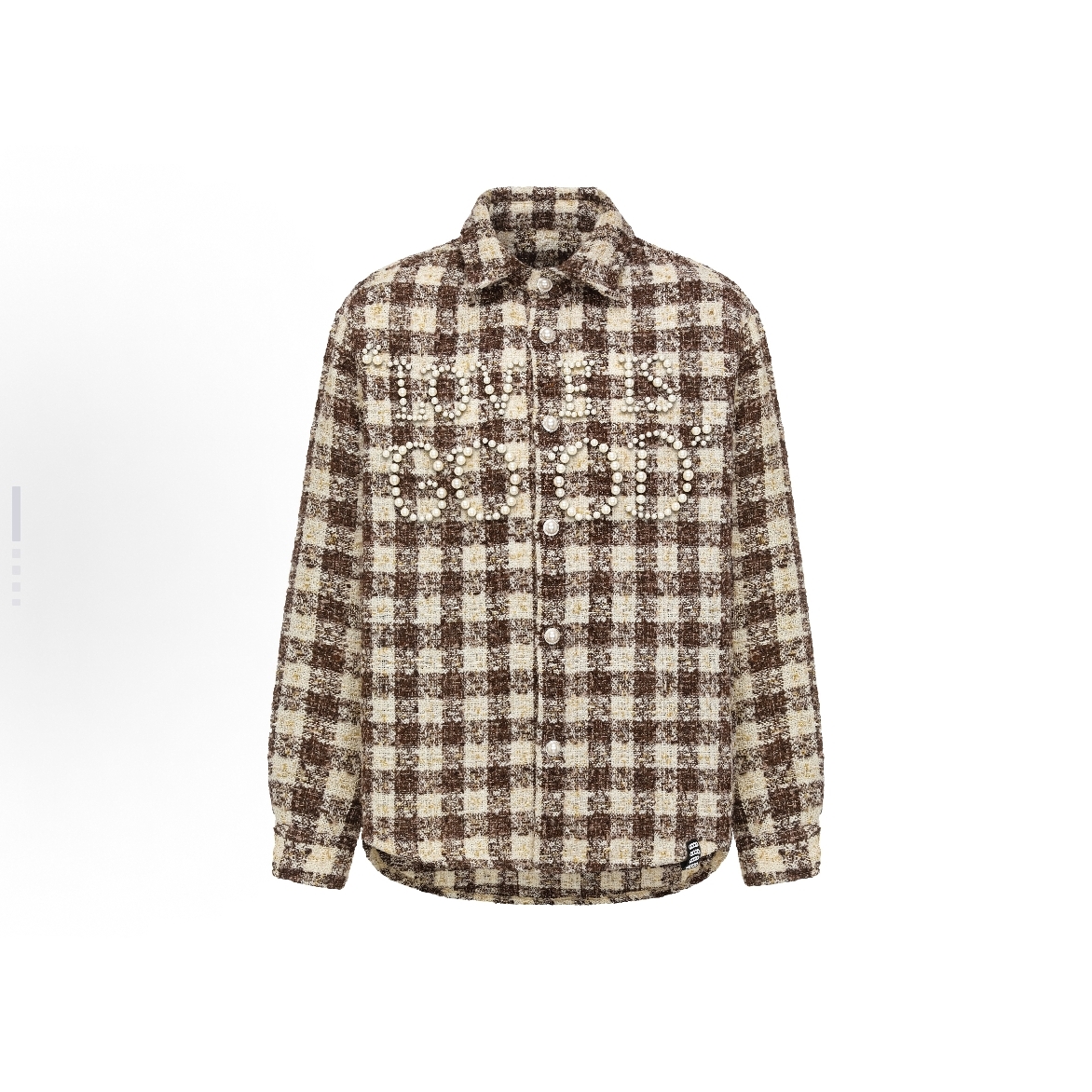 Plaid luxury fashion high-end long-sleeved shirt