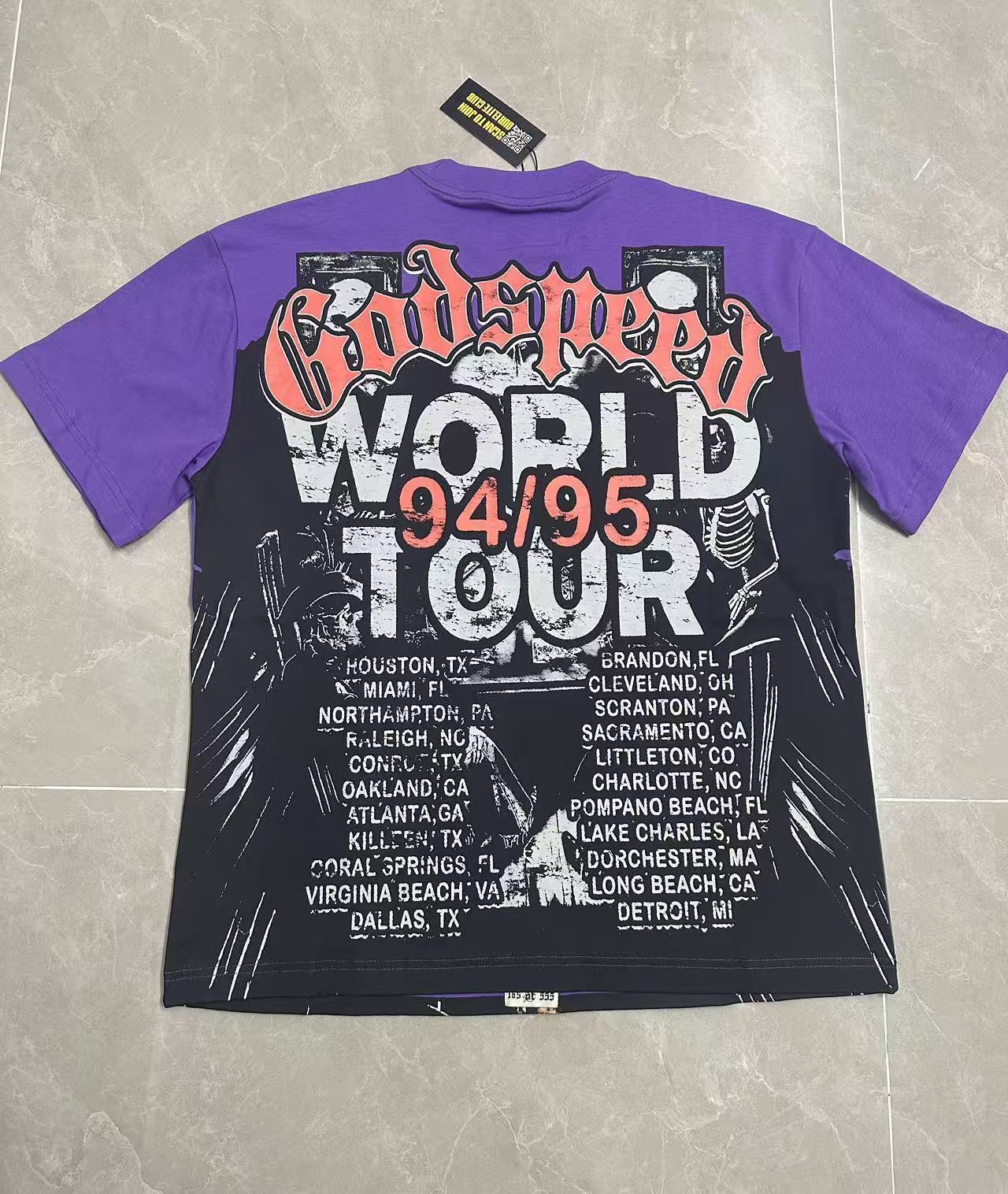 New arrival godspped 94/95 cotton tshirt