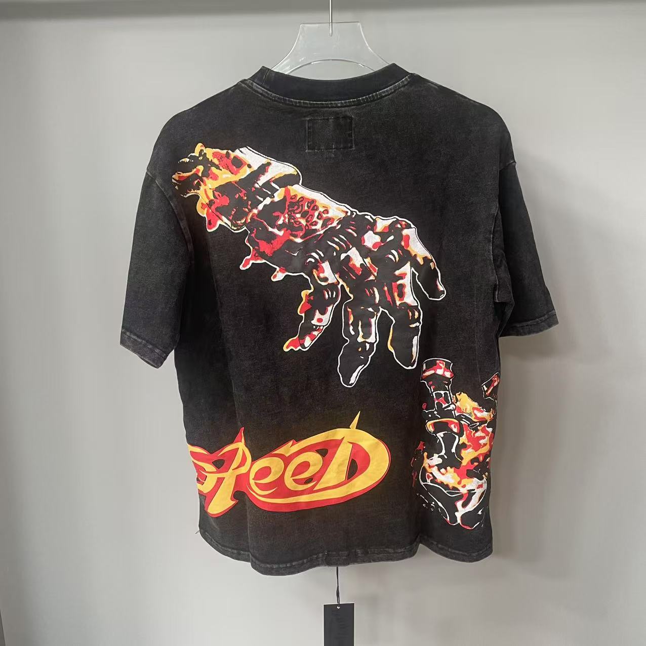 New arrival godspeed Skull print cotton tee