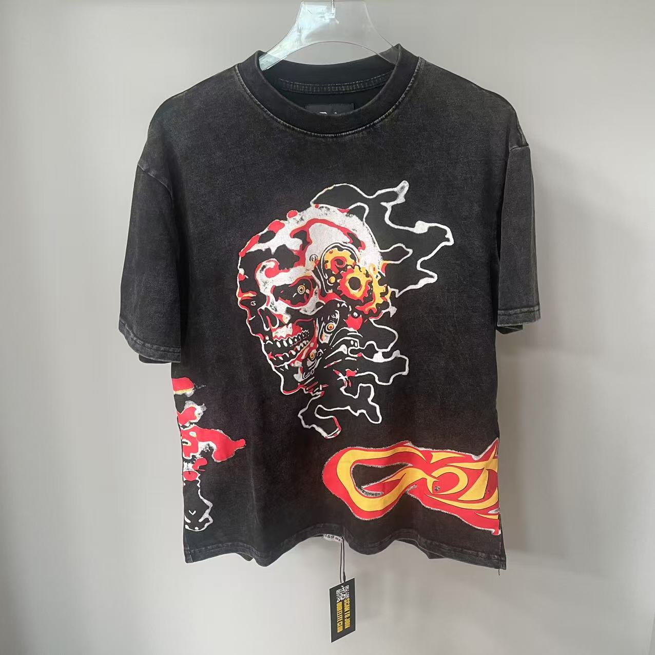New arrival godspeed Skull print cotton tee