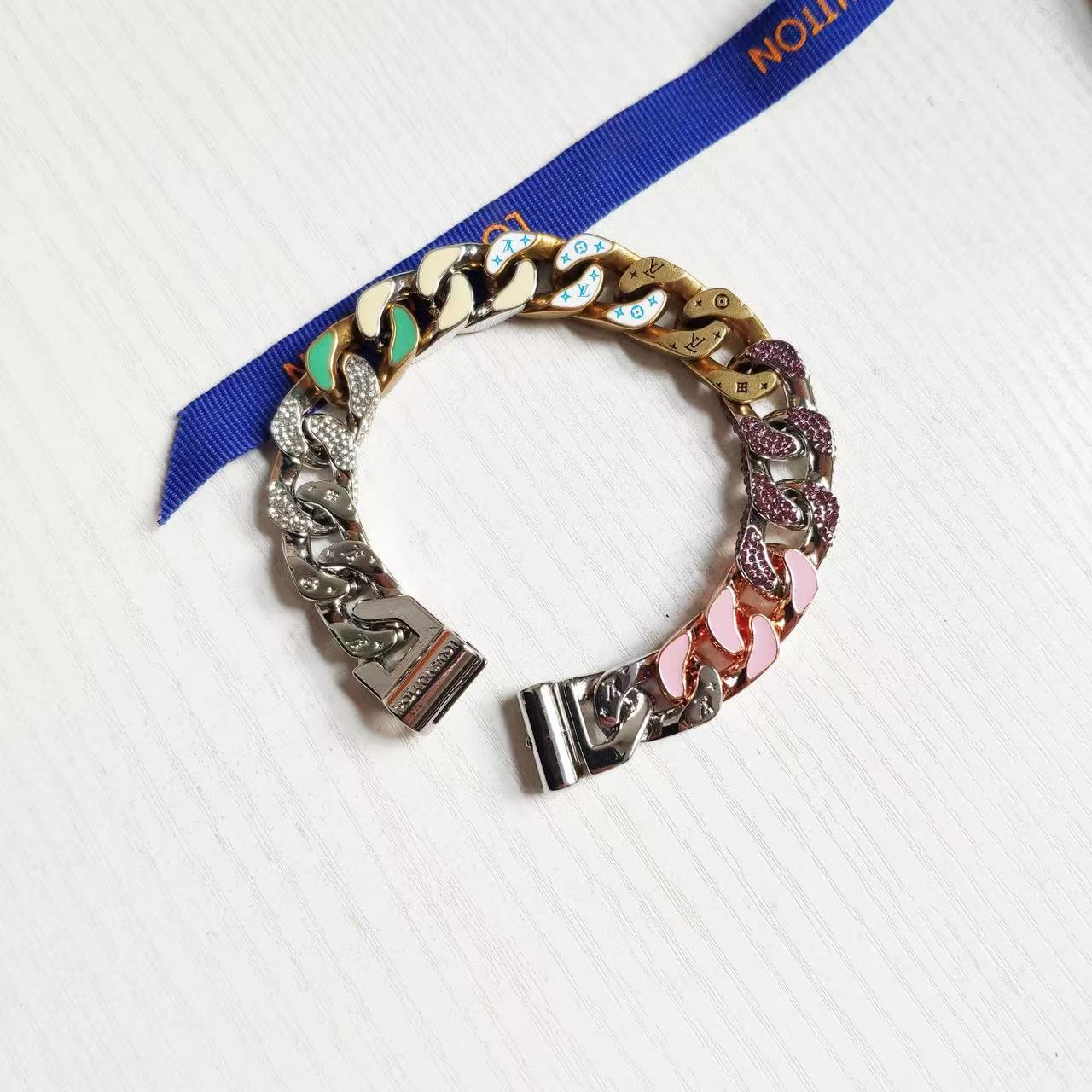 Cuban Macaron bracelet