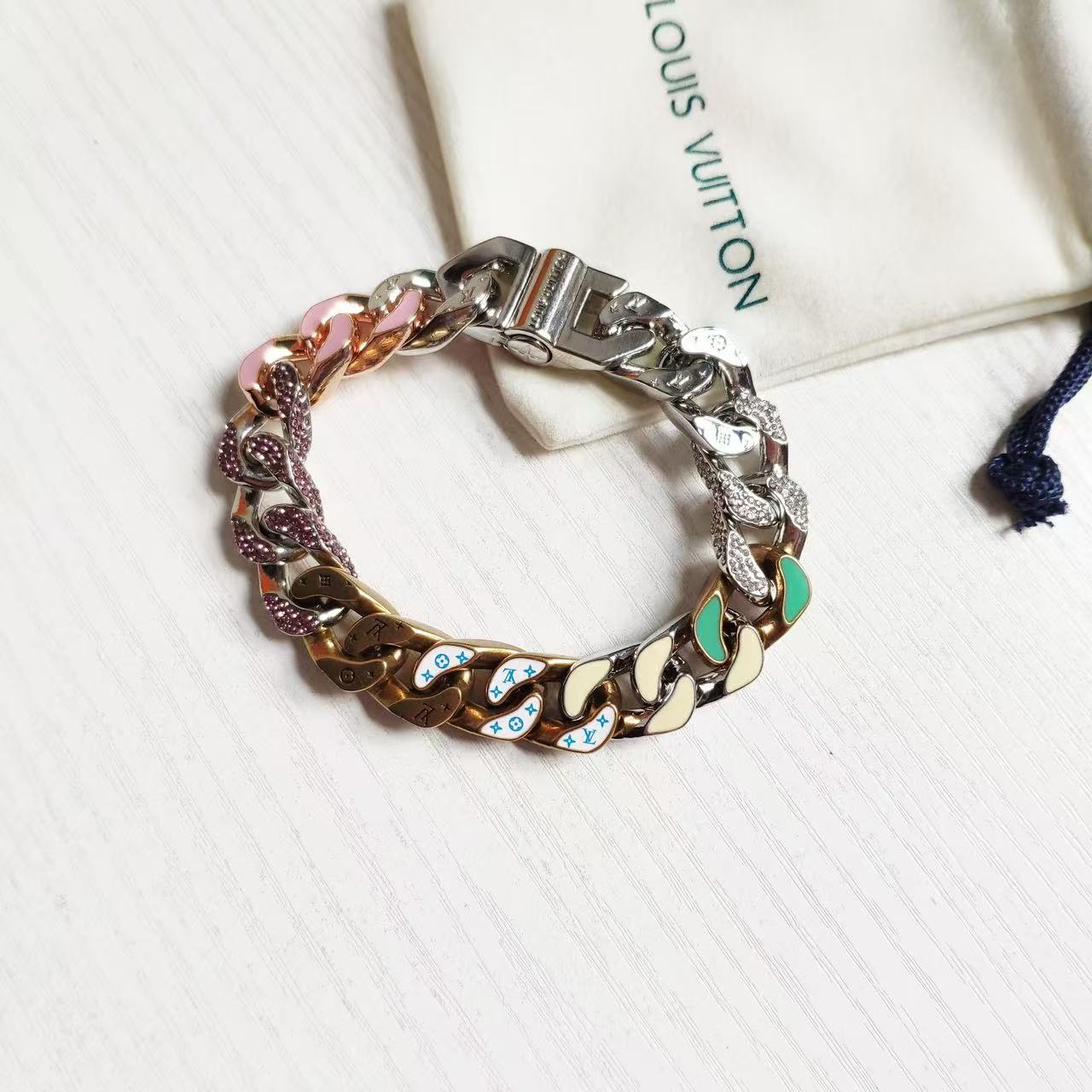 Cuban Macaron bracelet