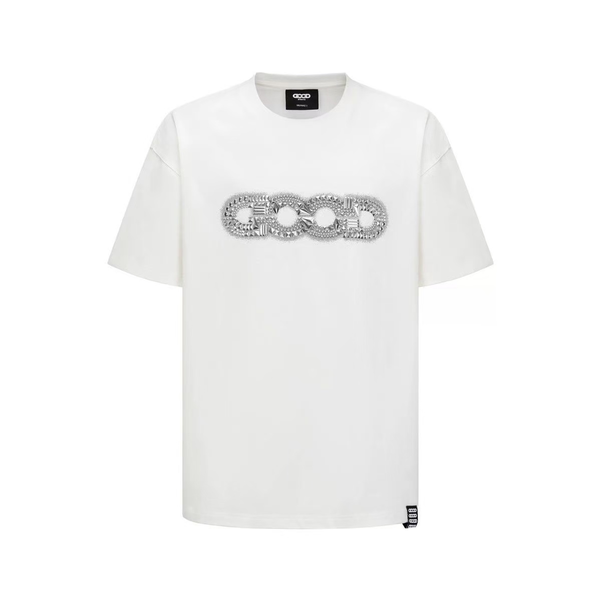 new arrival Fragmented broken metal cotton tee