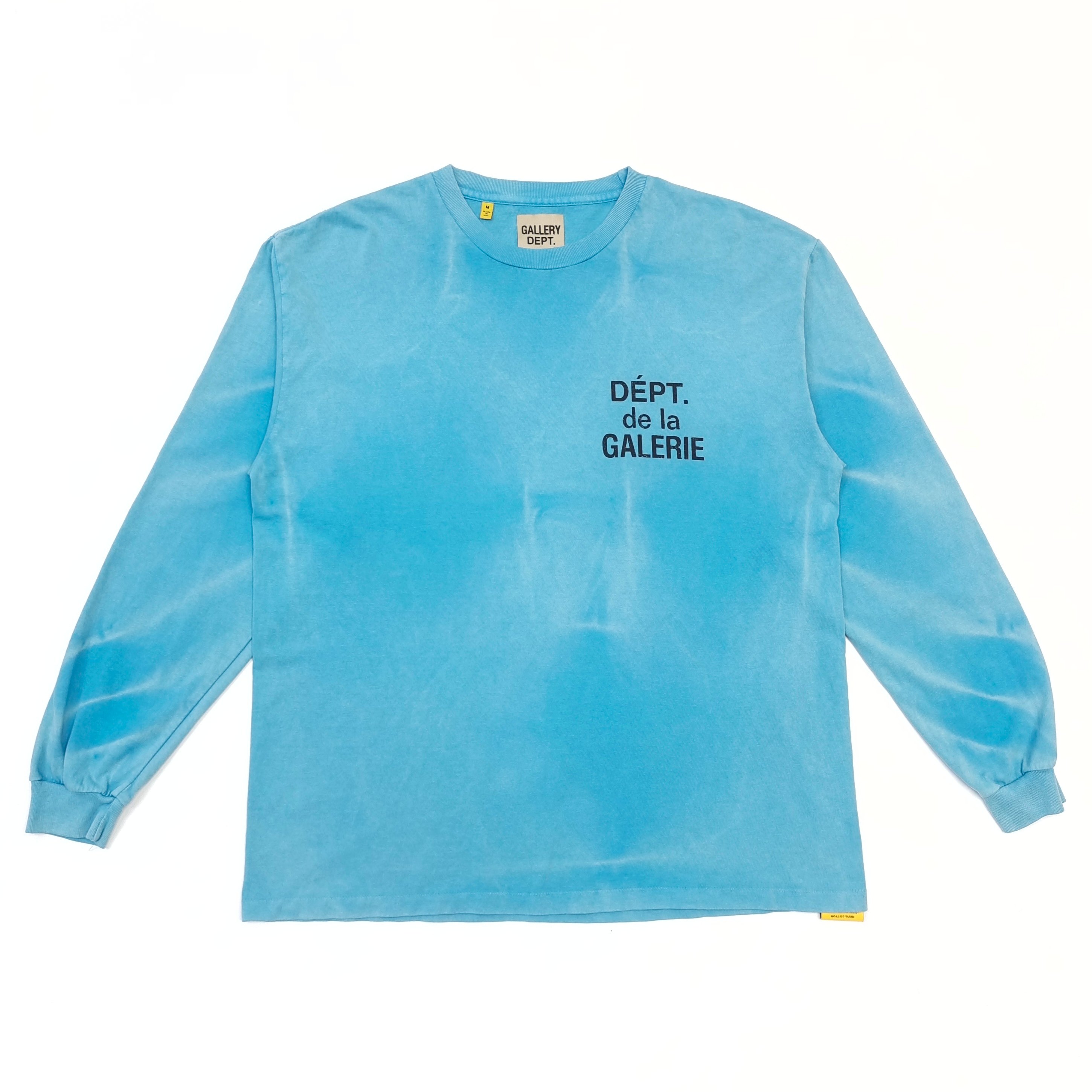 Gradient washable material printed sweatshirt