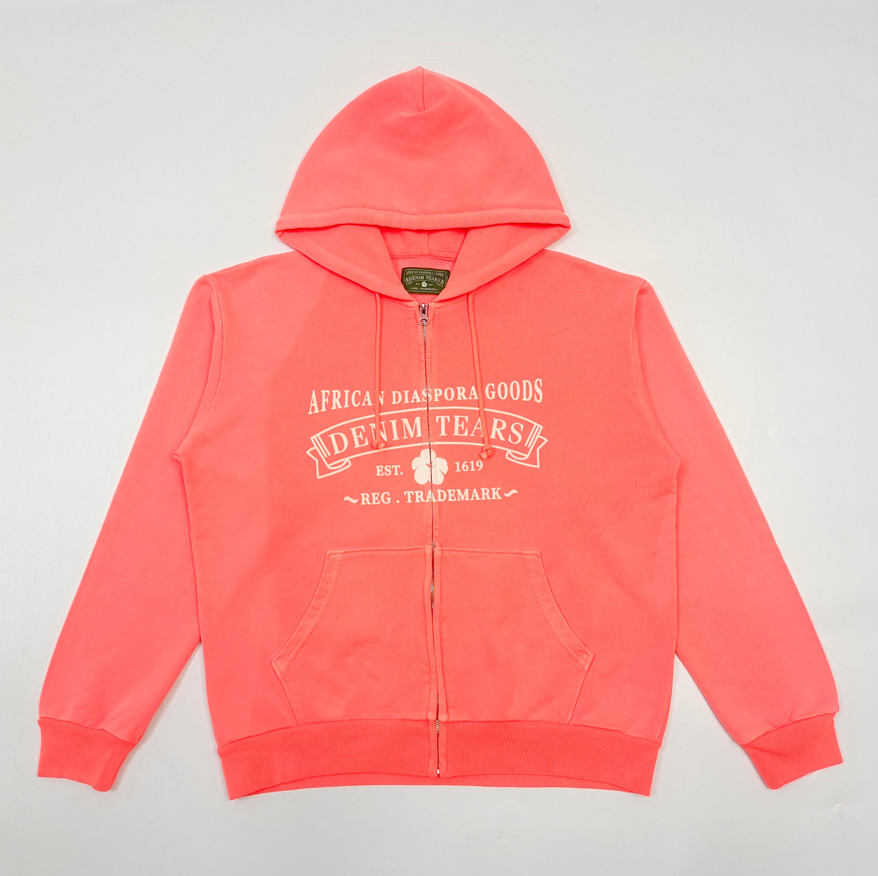 High-quality fluorescent orange zipper shirt