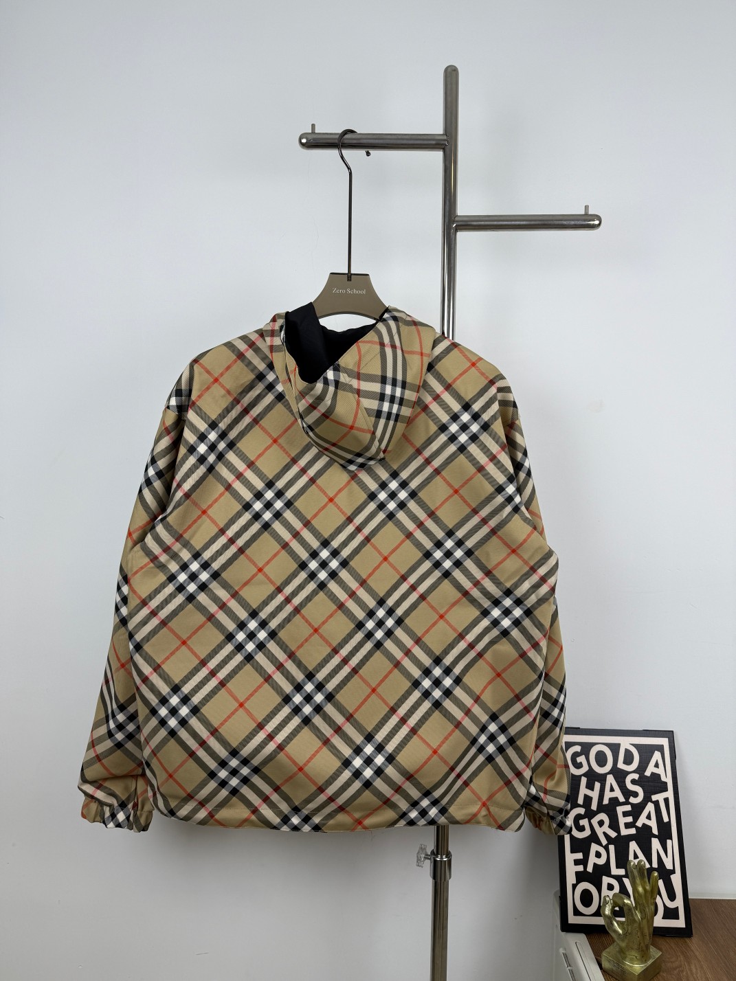 New checkered warhorse double-sided jacket