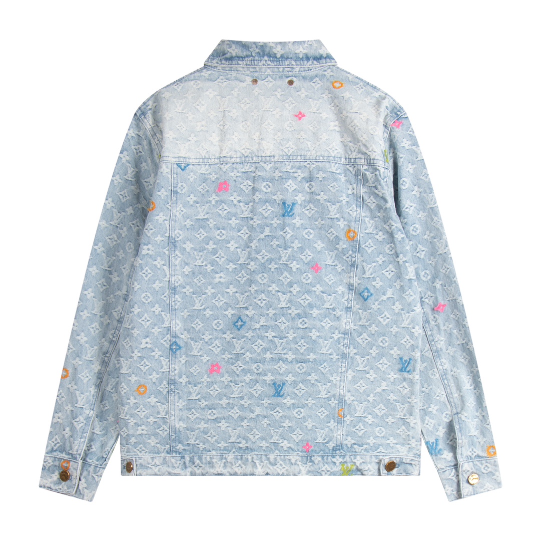 New arrival vintage washed denim cut cotton jacket