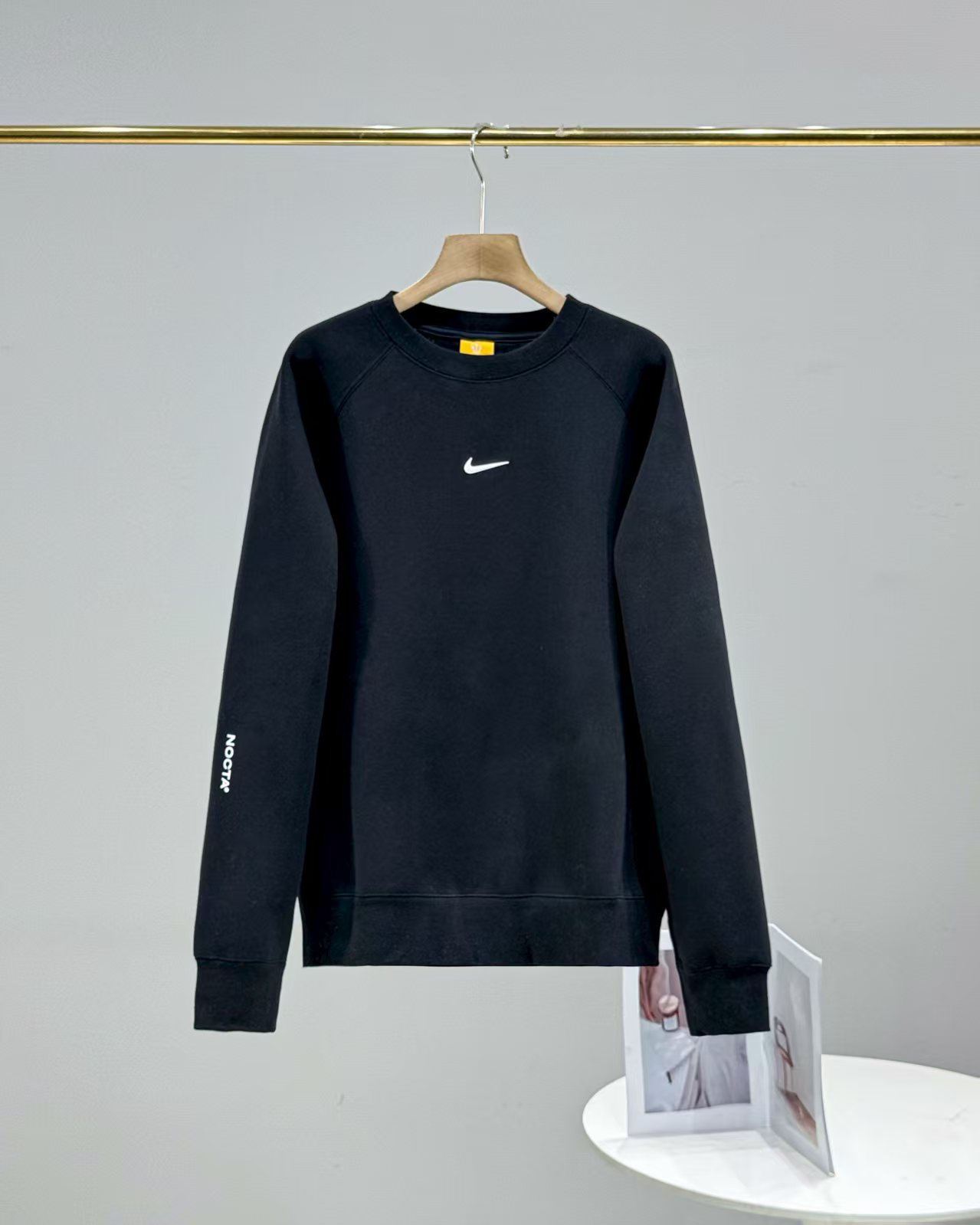 Early autumn round-neck thin fleece hoodie