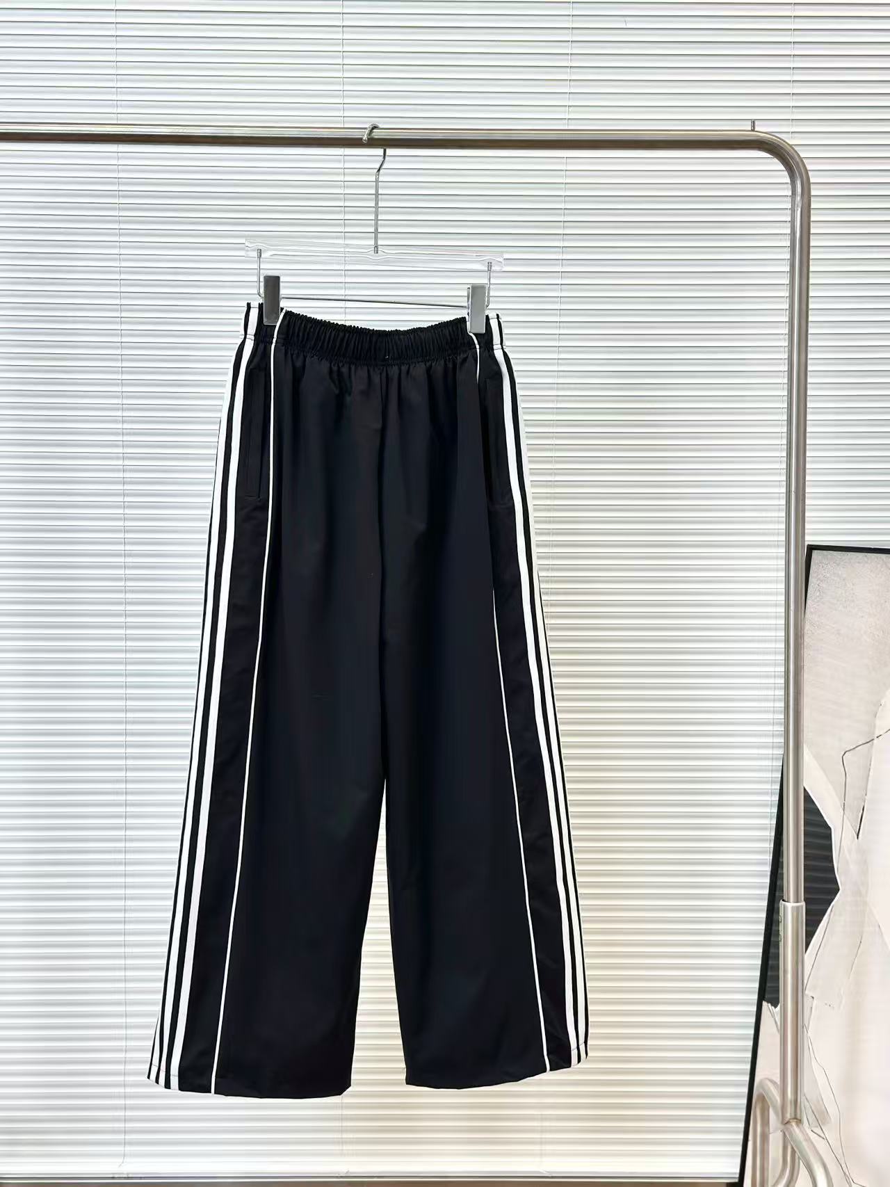 25FW Tracksuit five-stripe circular embroidery sport and casual long pants