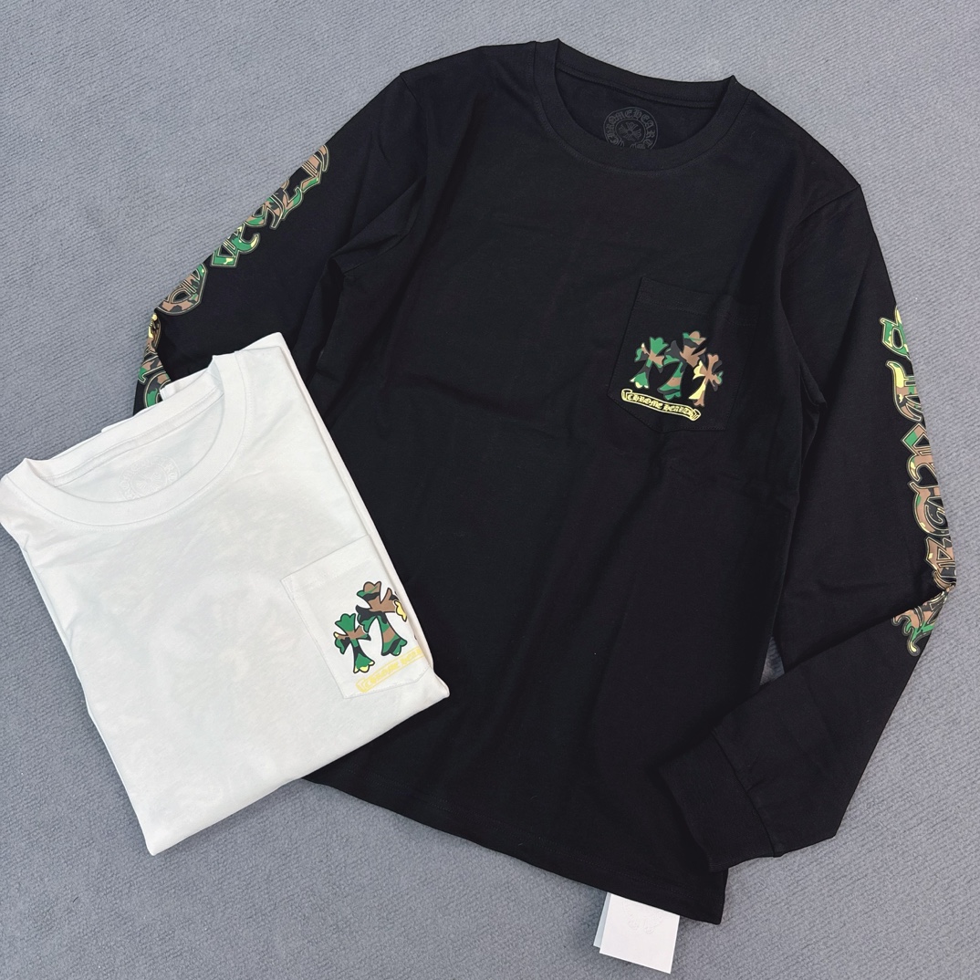 Early autumn camouflage horseshoe long sleeved shirt