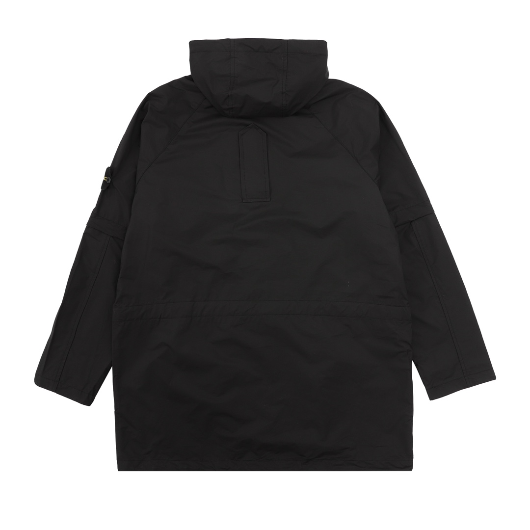 Functional assault suit zipper hooded jacket