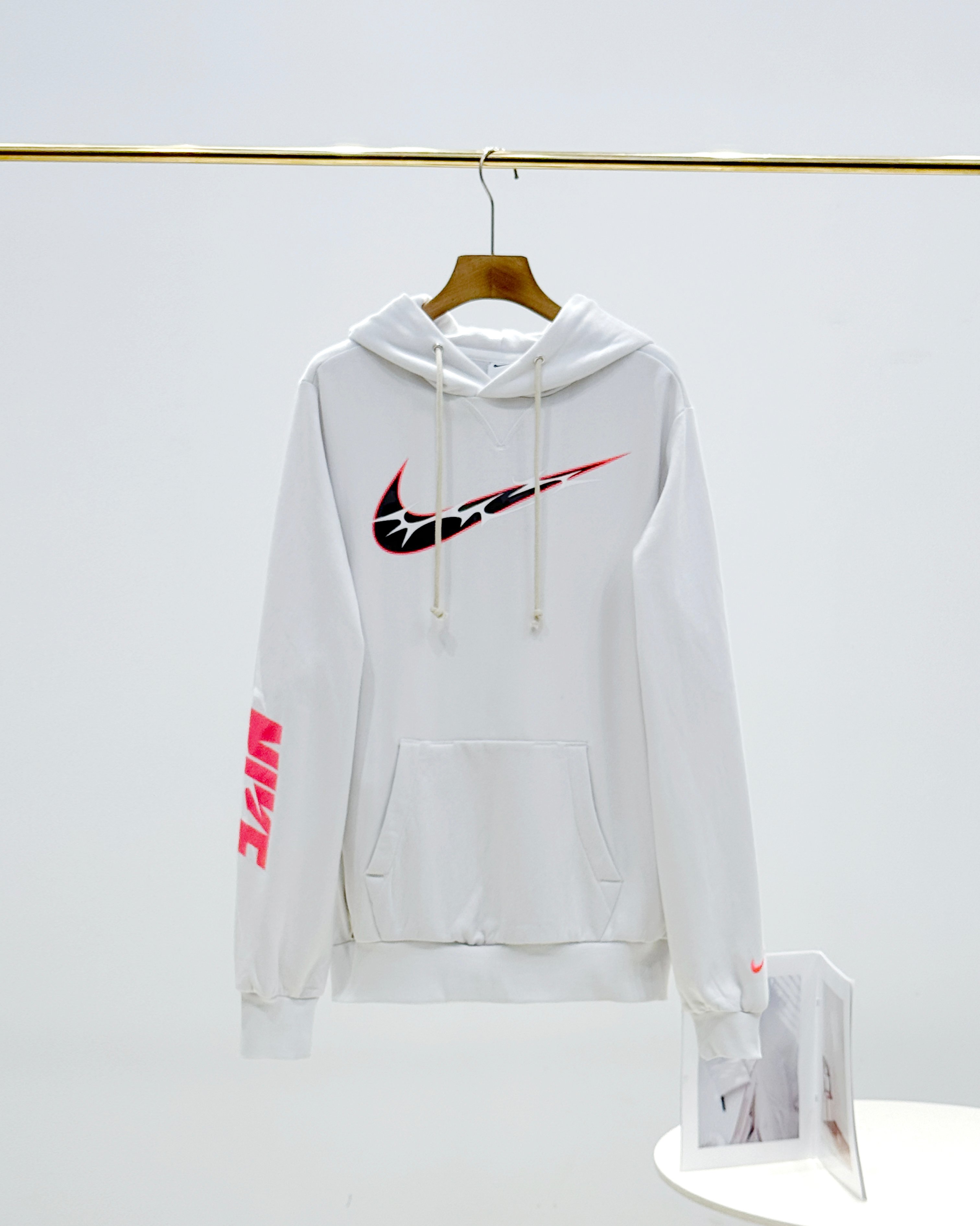 Fleece basketball pullover hooded sweatshirt