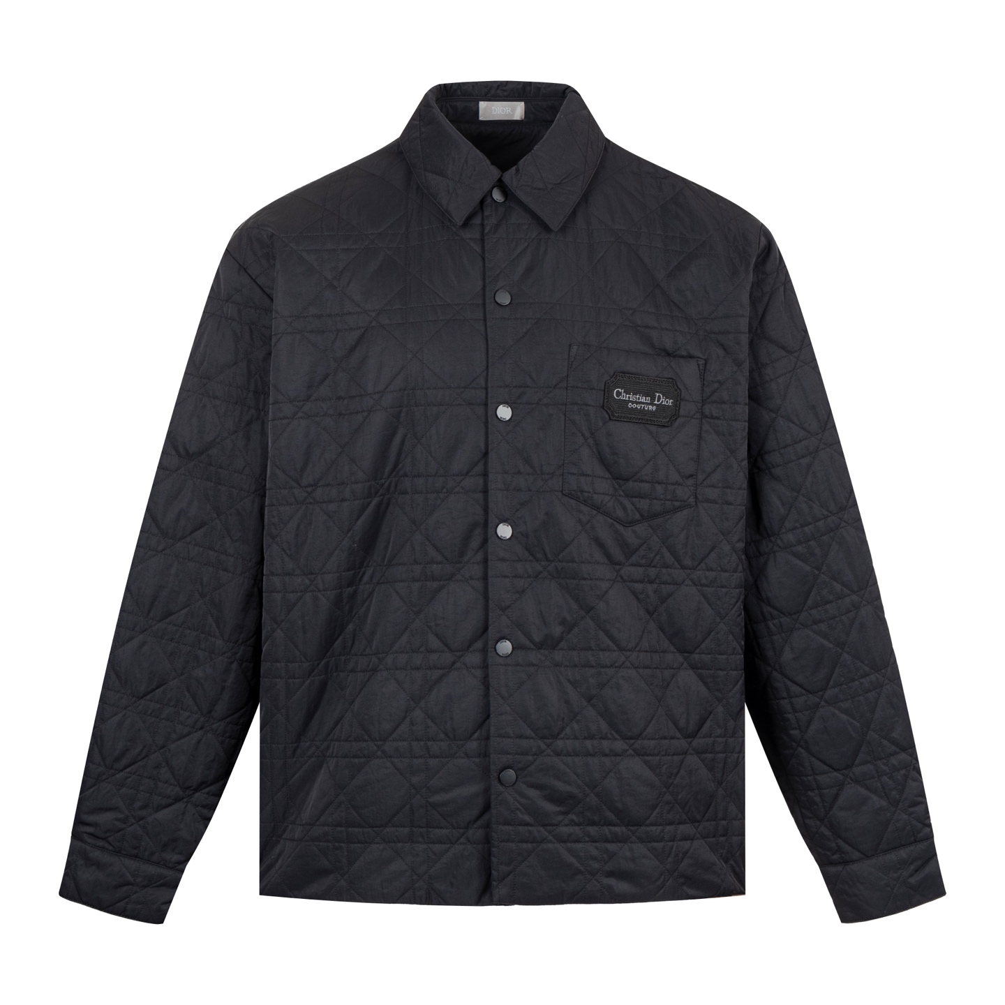 CD rattan checkered nameplate embroidered jacket