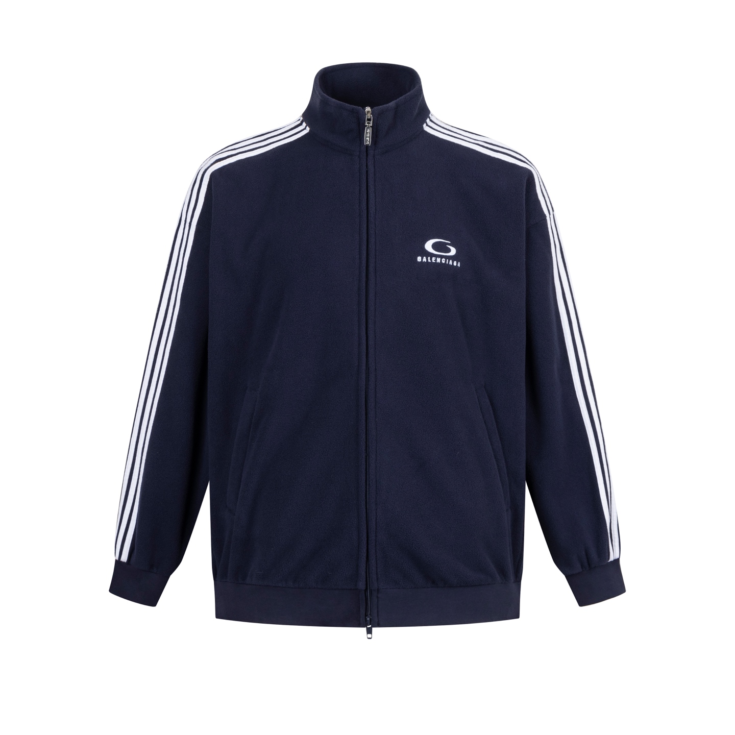 BLCG circular embroidered fleece jacket