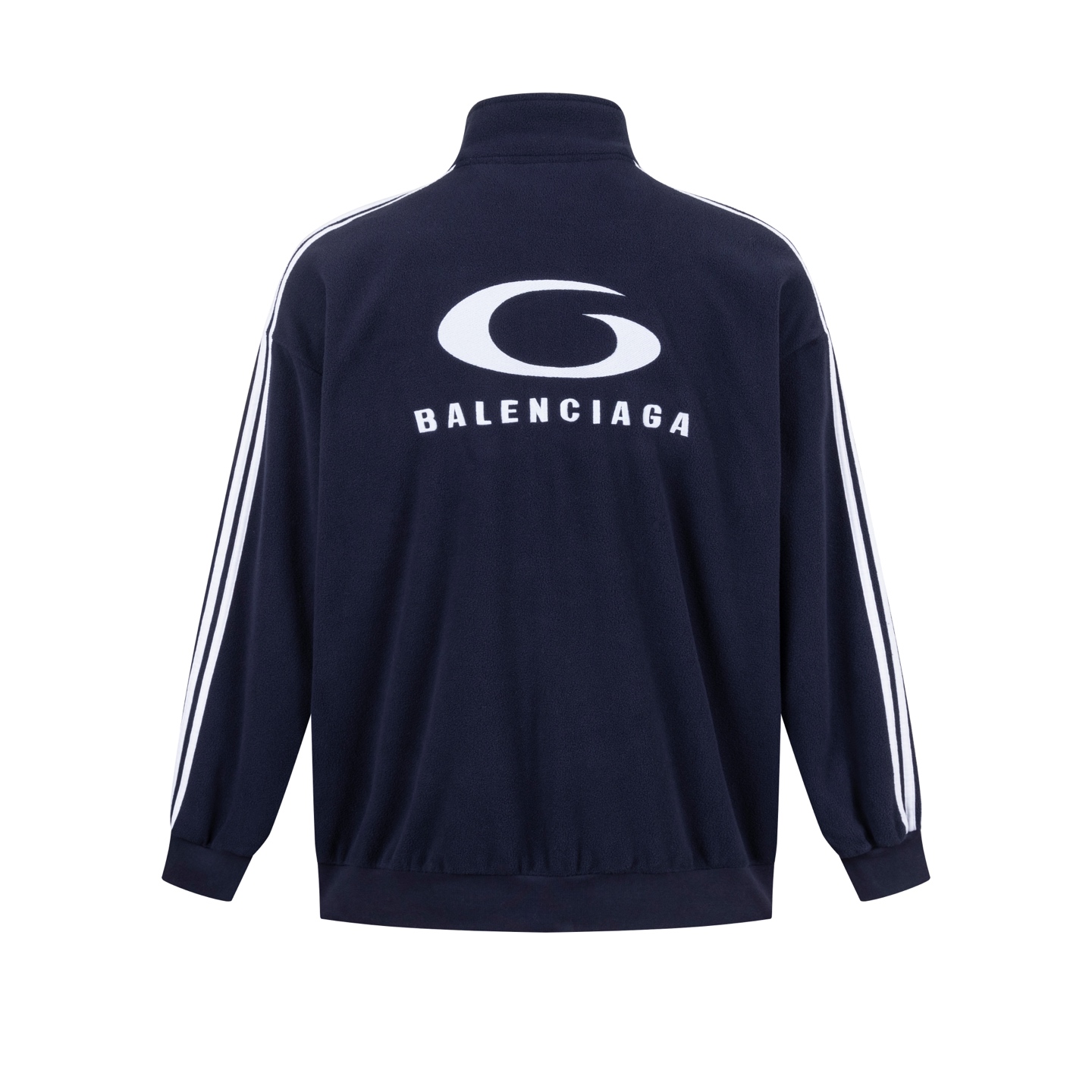 BLCG circular embroidered fleece jacket